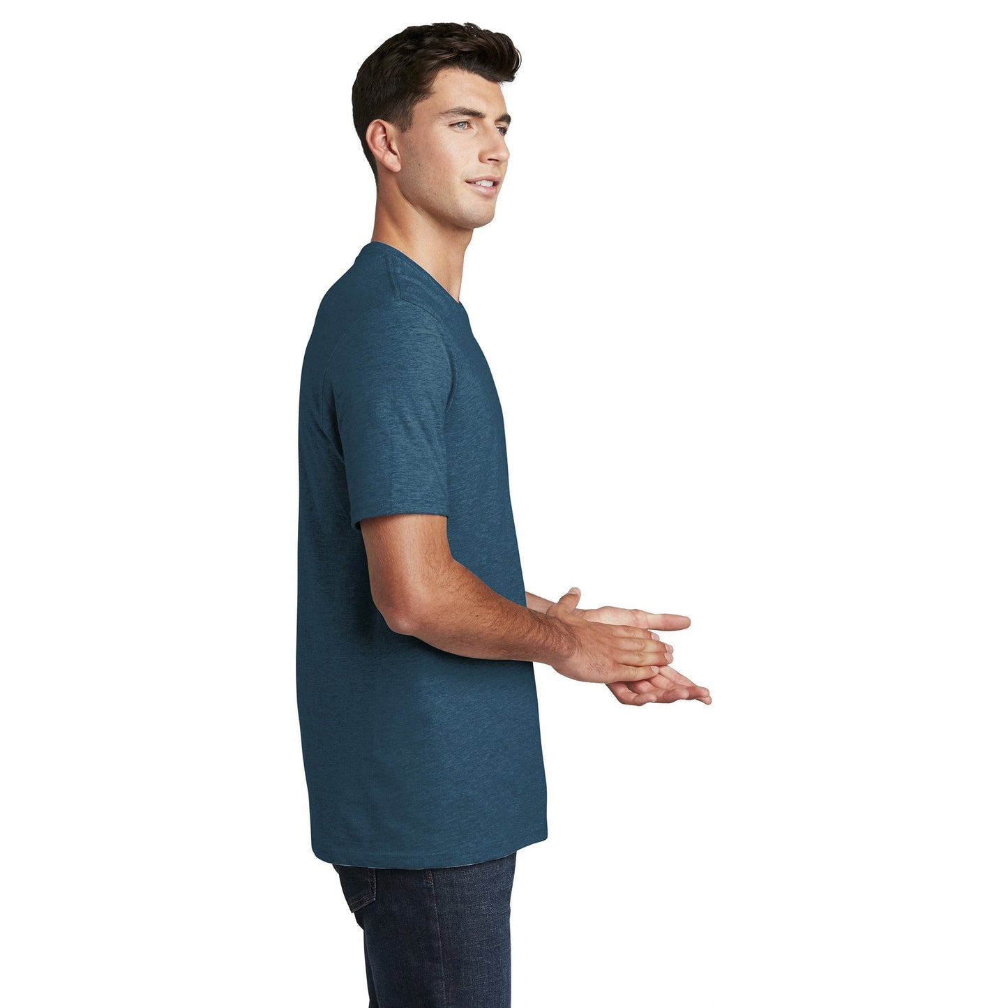 Black T-Shirts - District - Soft Fabric - Comfortable Quality