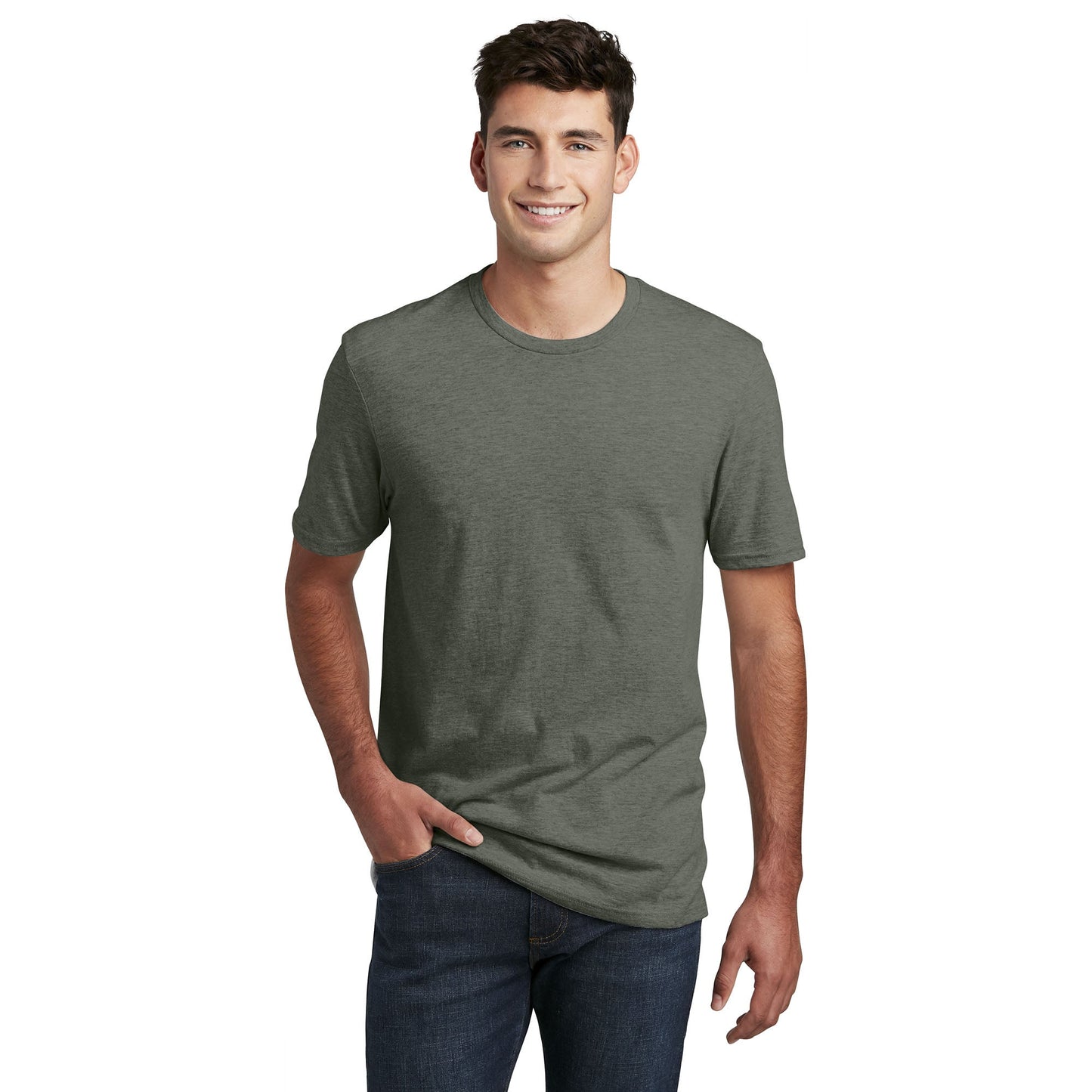 Black T-Shirts - District - Soft Fabric - Comfortable Quality