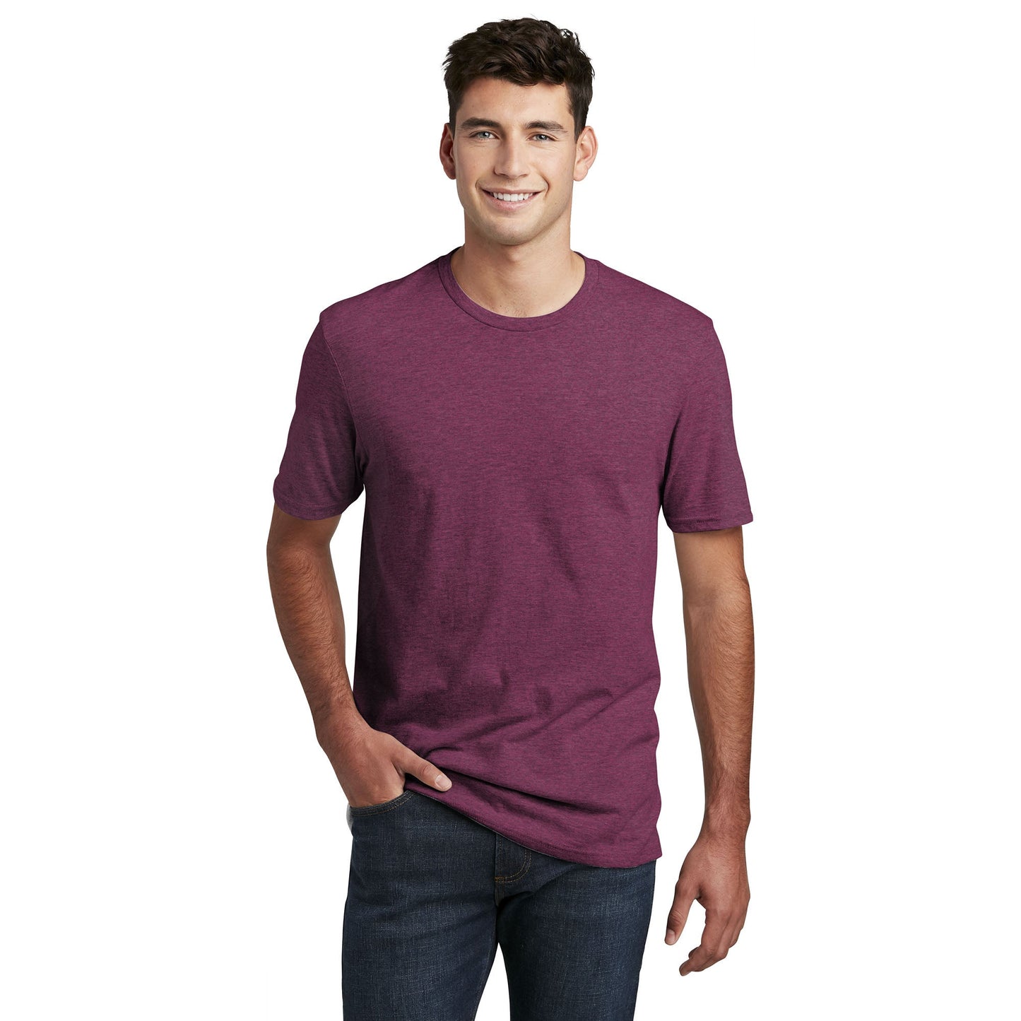 Black T-Shirts - District - Soft Fabric - Comfortable Quality
