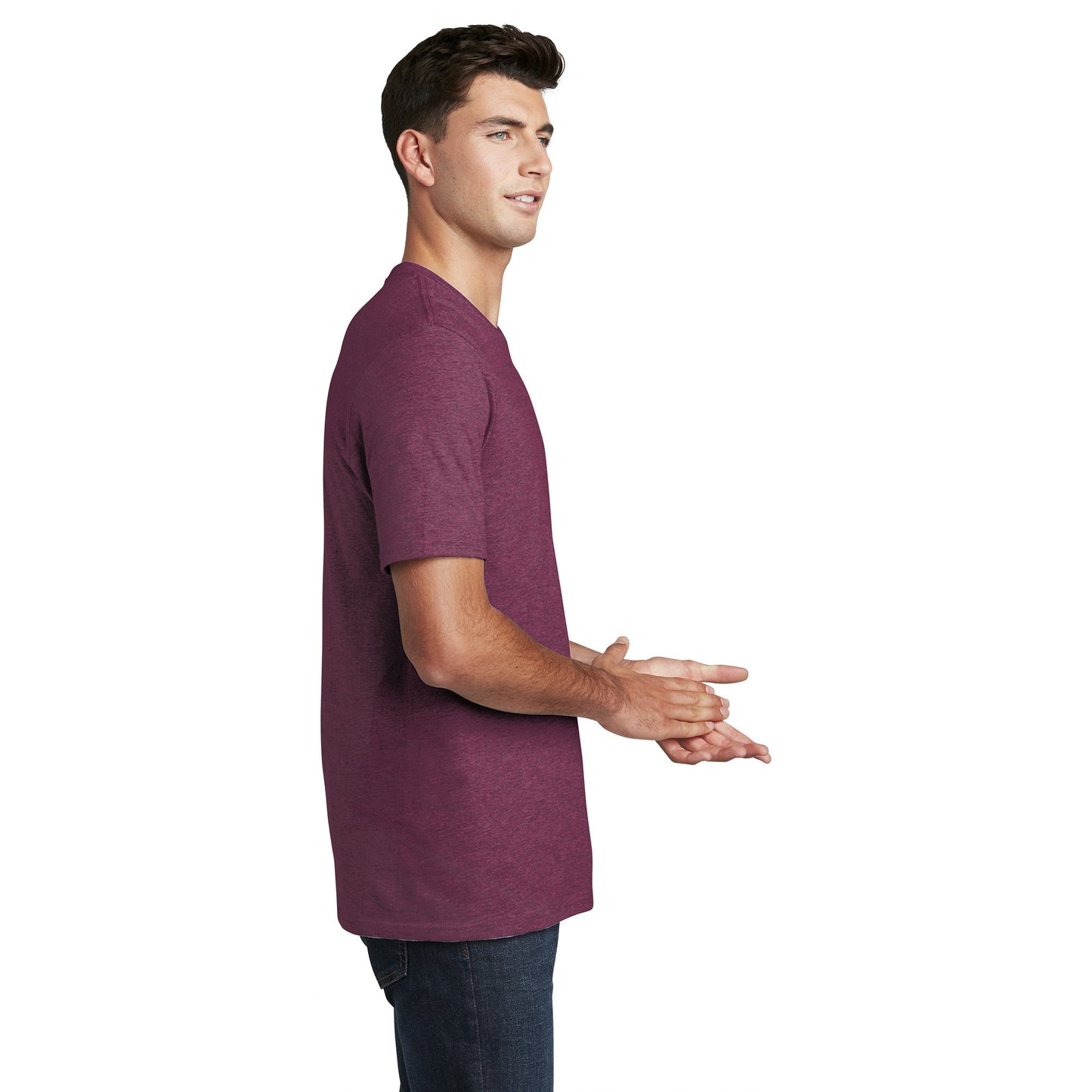 Black T-Shirts - District - Soft Fabric - Comfortable Quality