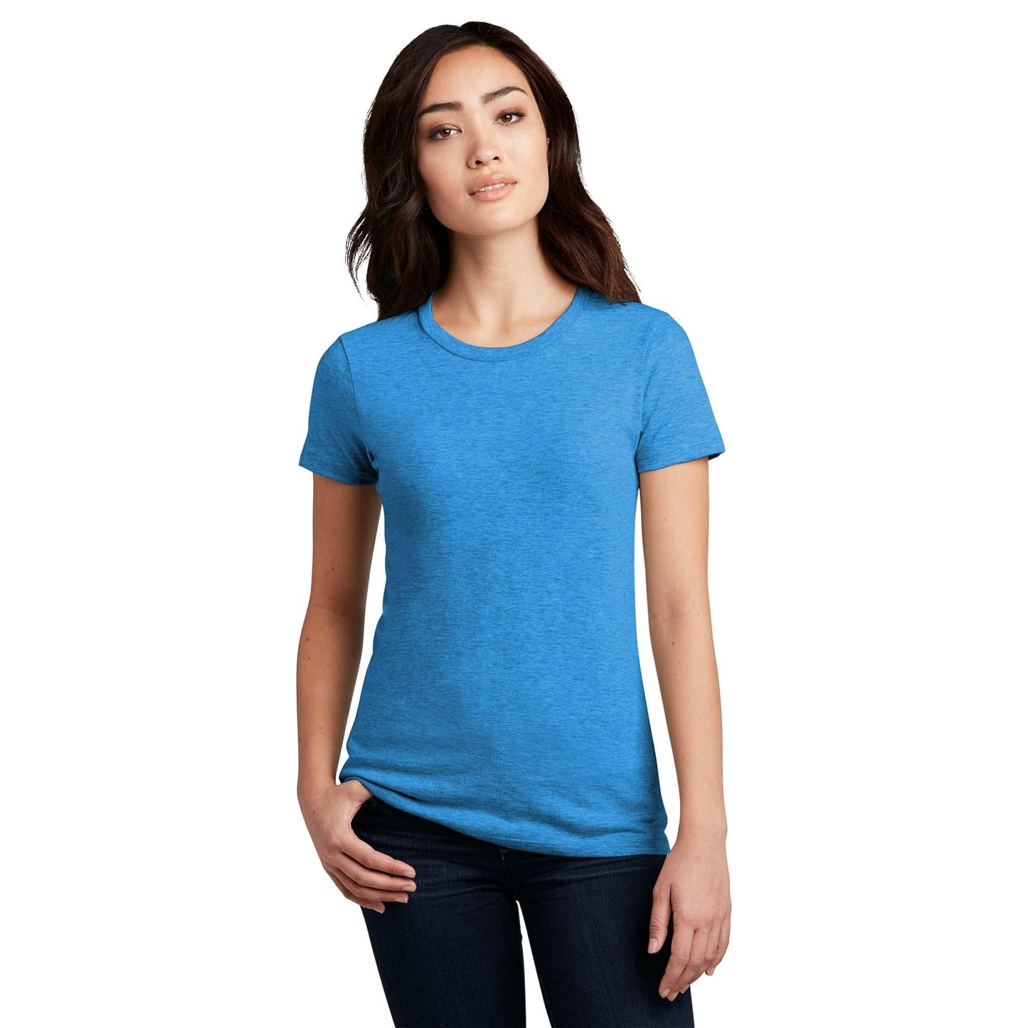 Black T-Shirt - District - Comfortable Blend Fabric
