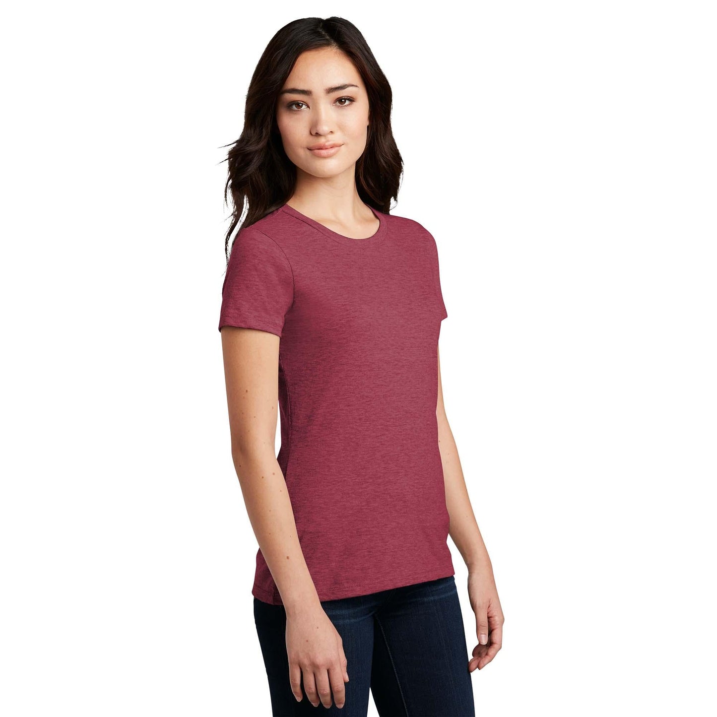 Black T-Shirt - District - Comfortable Blend Fabric