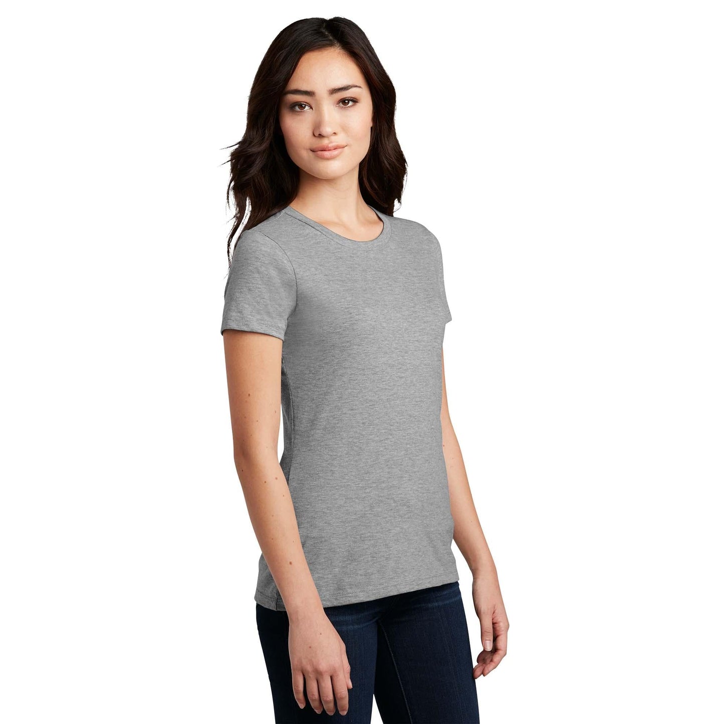 Black T-Shirt - District - Comfortable Blend Fabric