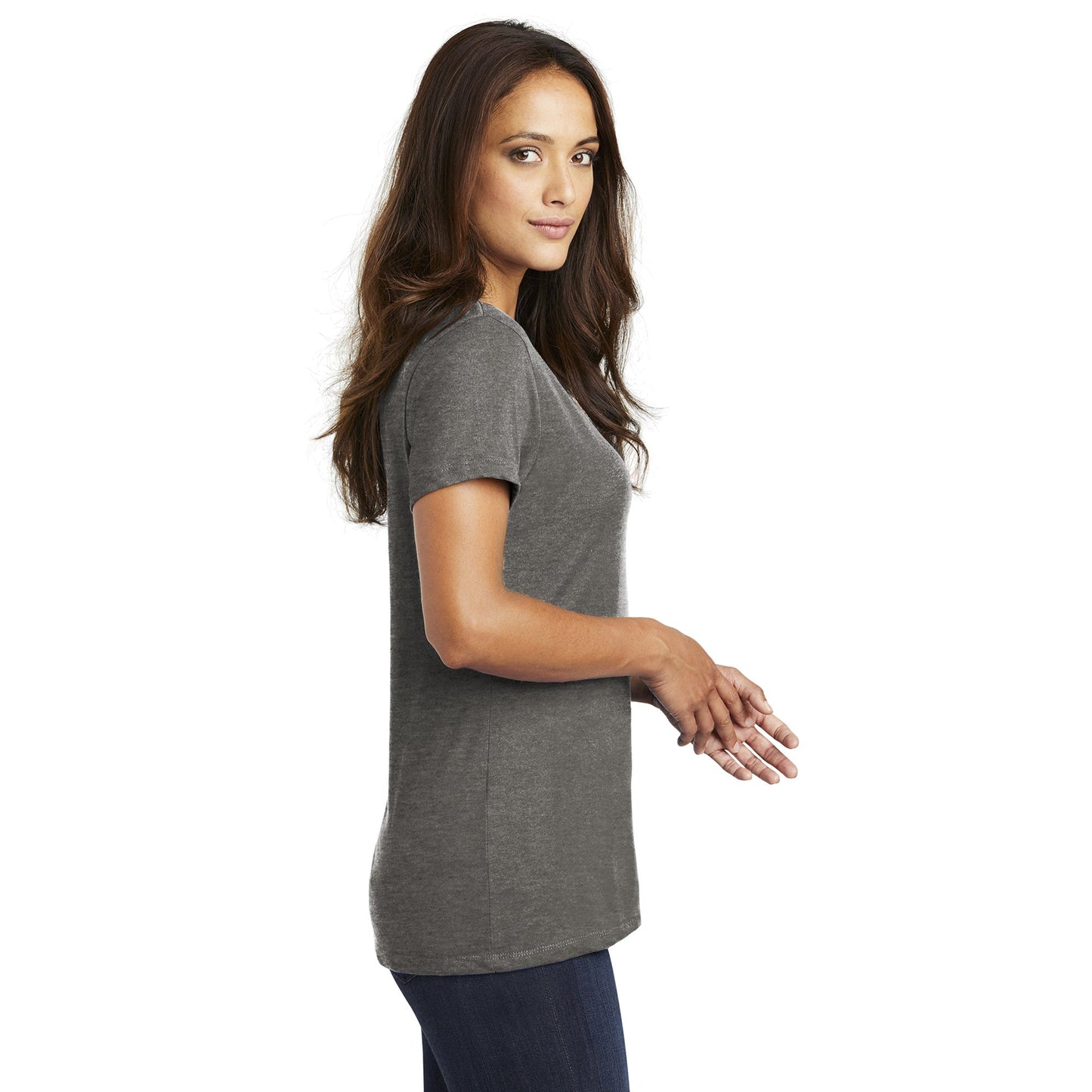 Heathered Nickel T-Shirt - District - Quality Tee