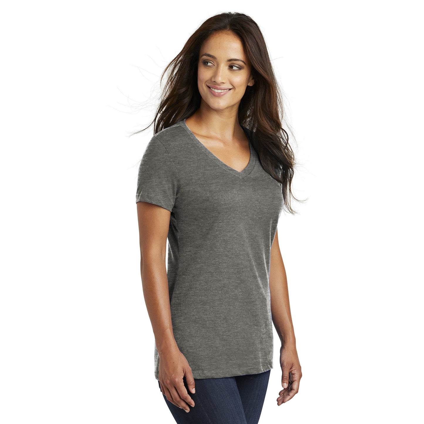 Heathered Nickel T-Shirt - District - Quality Tee