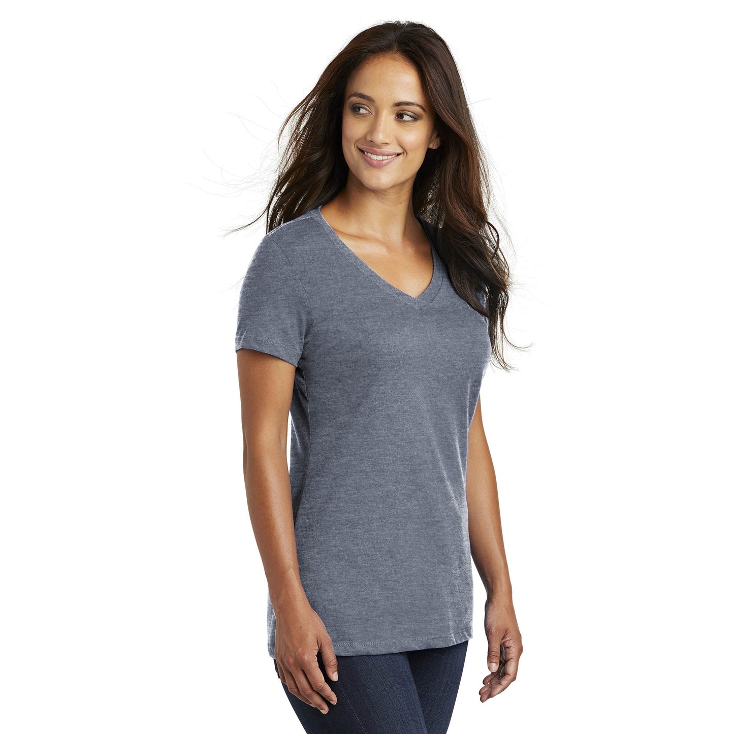 Heathered Nickel T-Shirt - District - Quality Tee