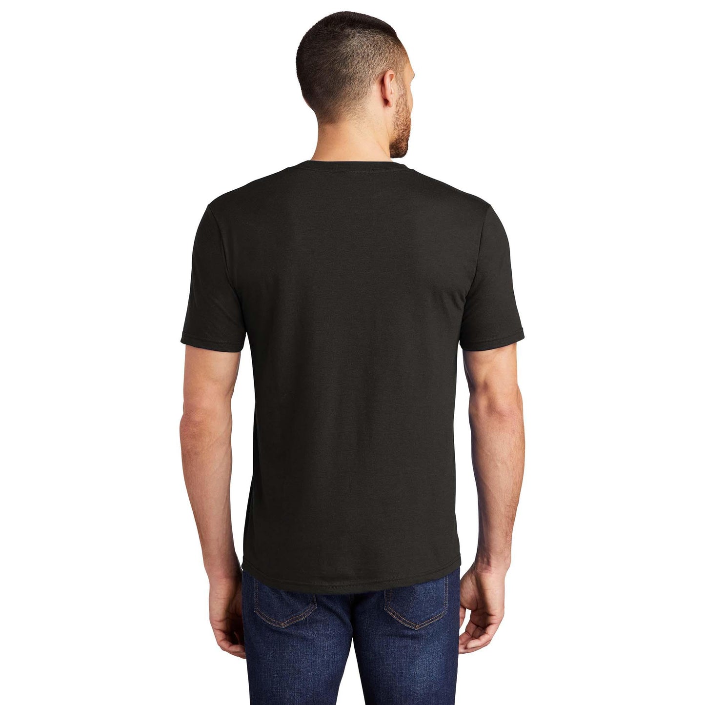 White T-Shirts - District - Soft Cotton Blend - Casual Wear