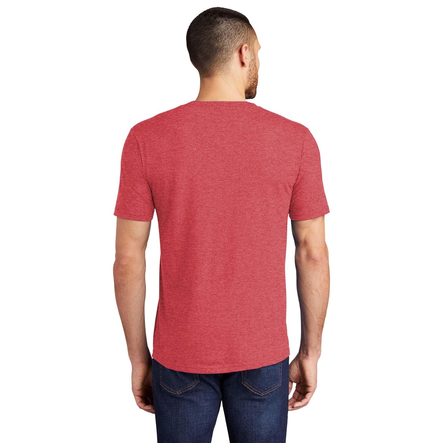White T-Shirts - District - Soft Cotton Blend - Casual Wear