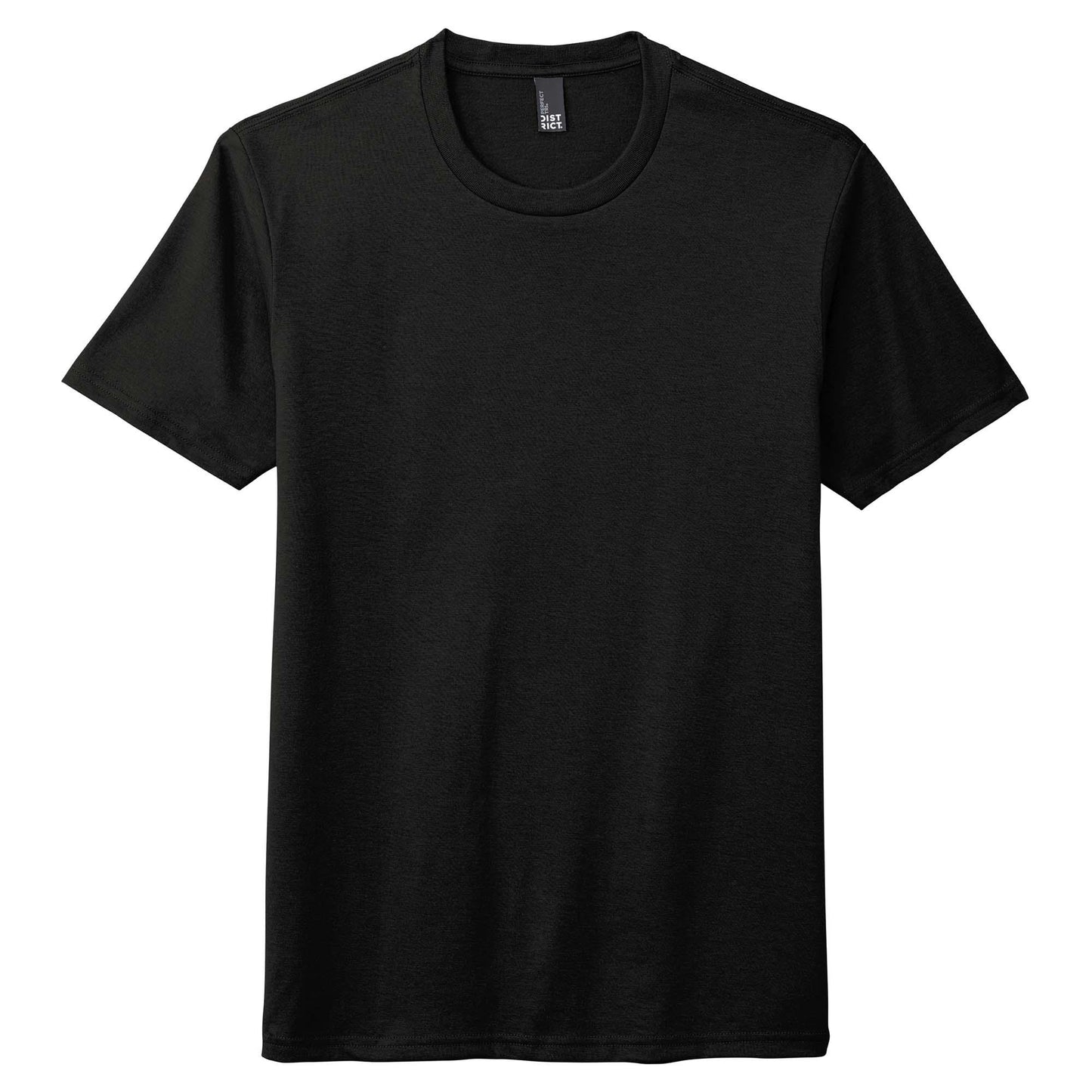 Black T-Shirts - District - Comfortable Tri-Blend - Soft Fabric