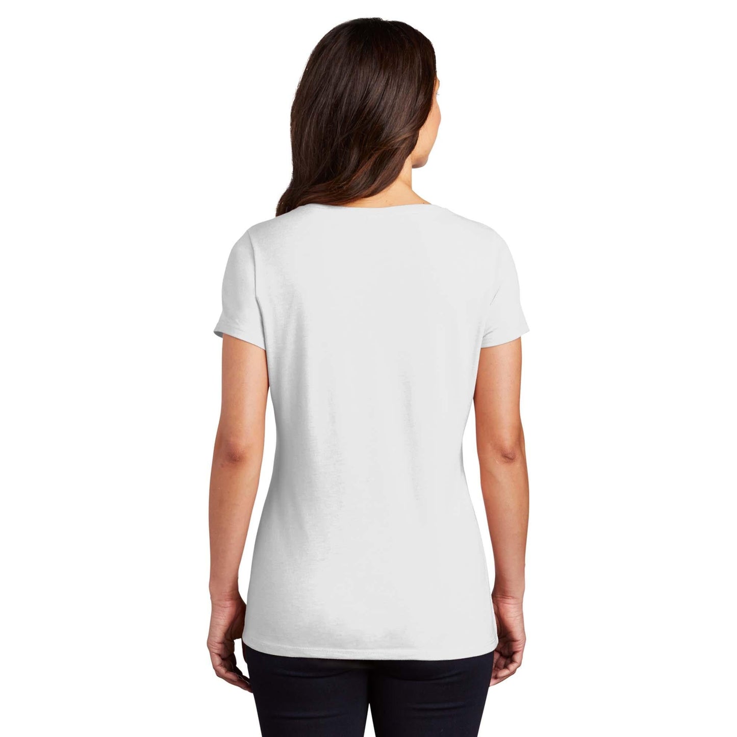 White T-Shirts - Soft Tee - District - Lightweight Fabric