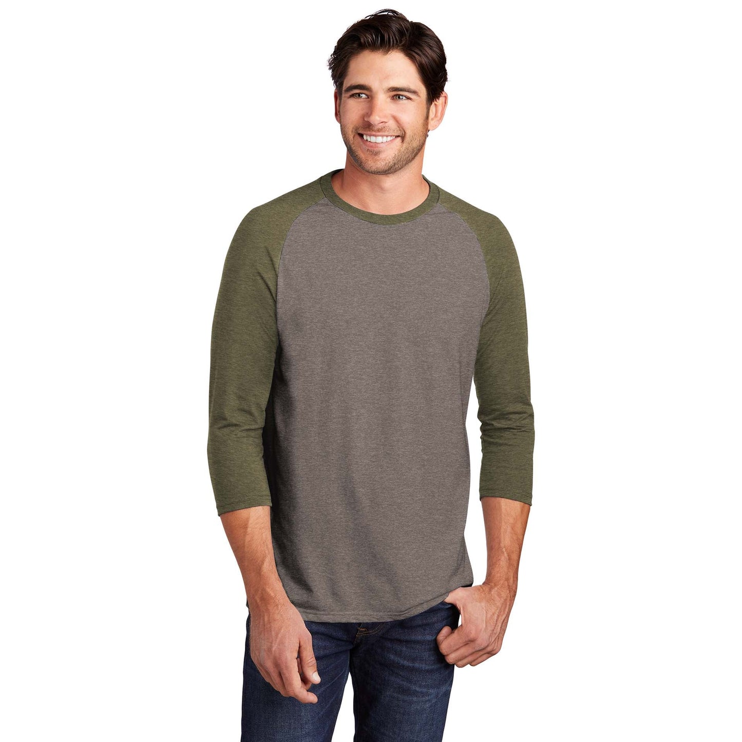 Grey Frost T-Shirts - District - Tri-Blend Fabric Comfort