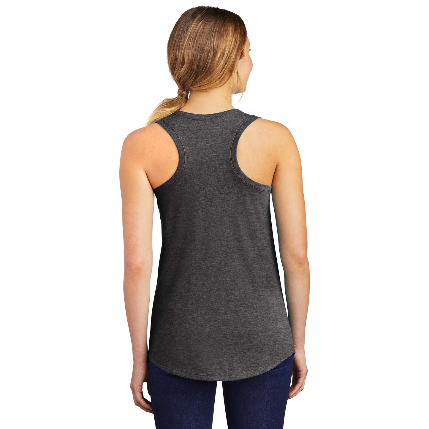 White Tank Tops - District - Soft Blend Material