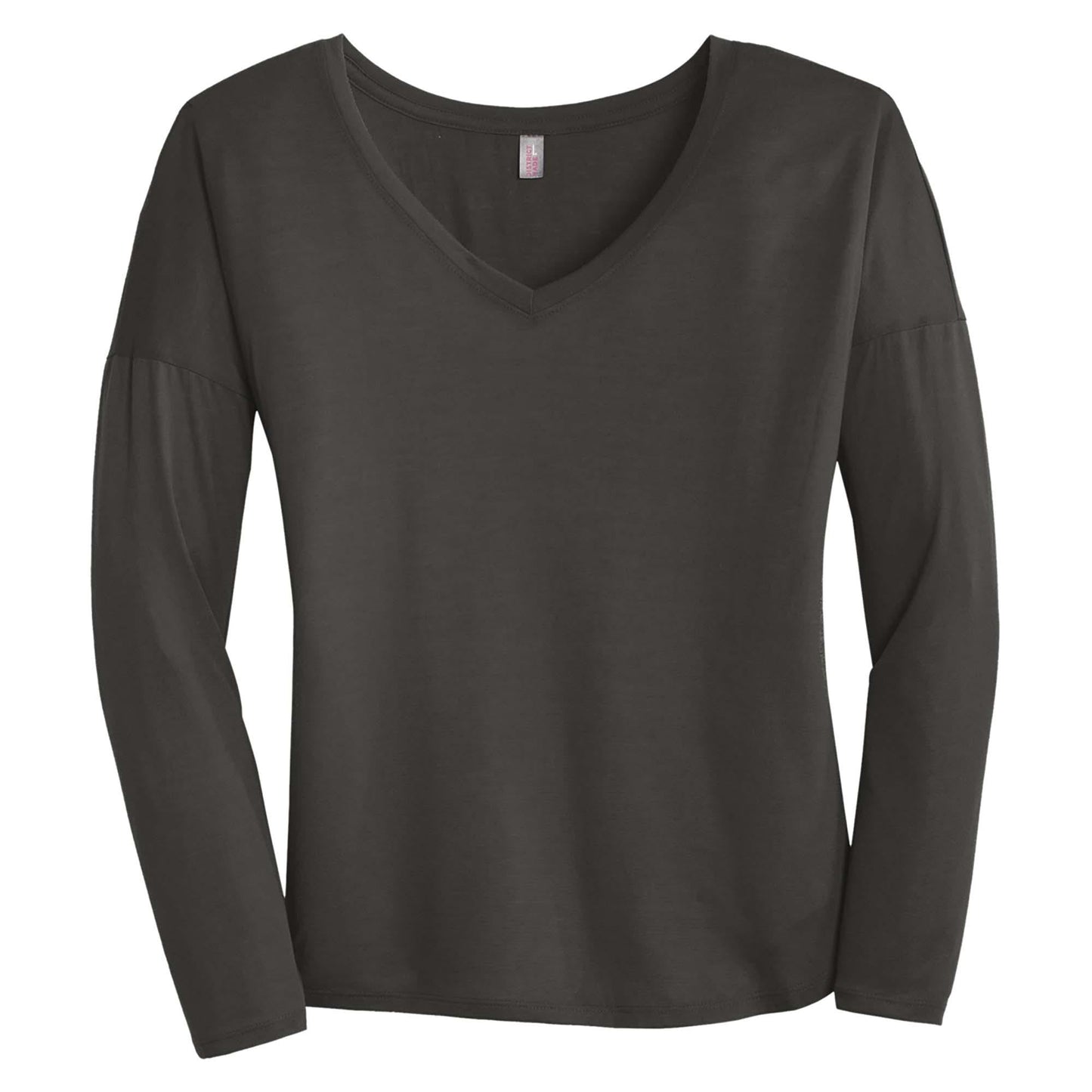 Charcoal T-Shirt - District - Flowy Fabric Tee