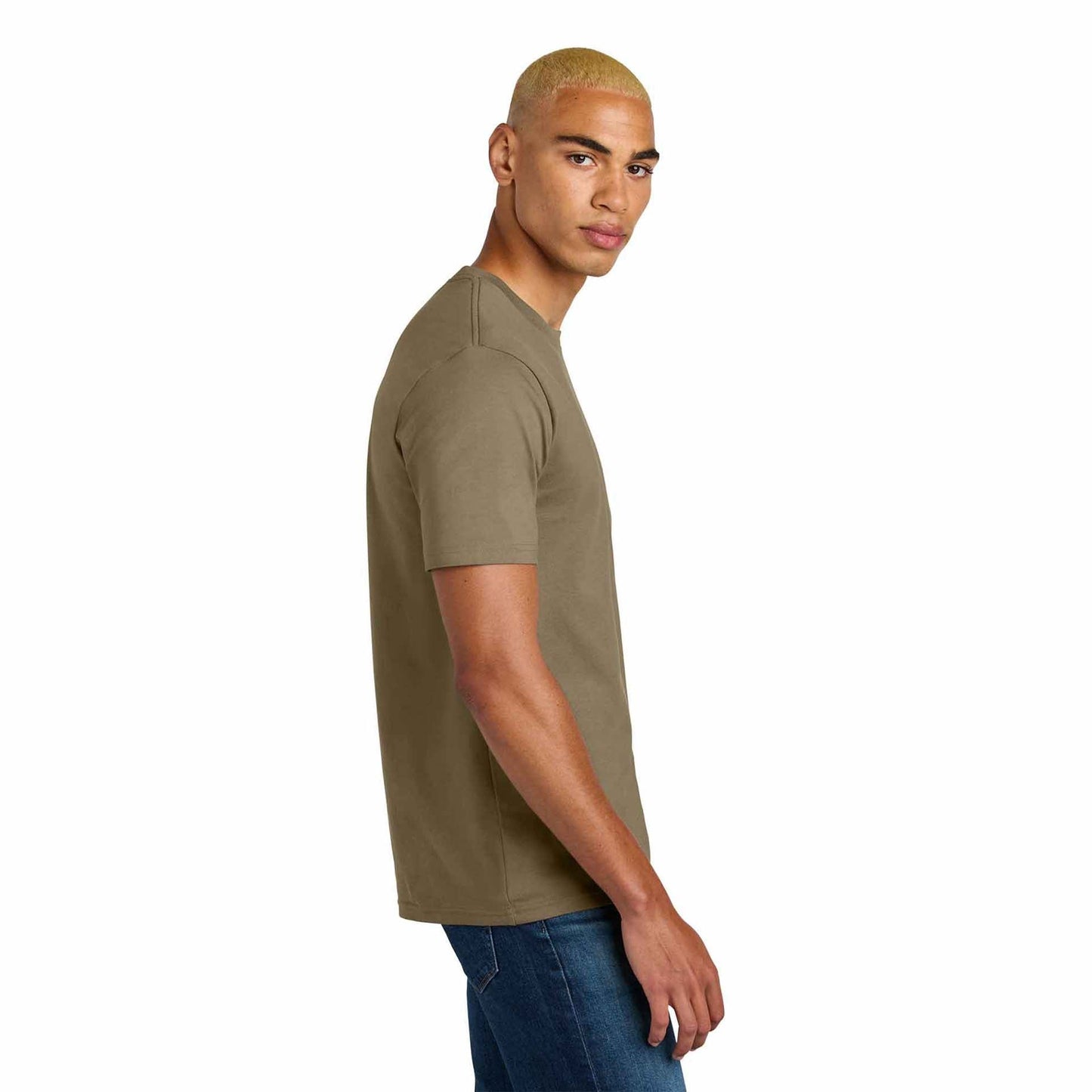 Jet Black T-Shirt - District - Soft Cotton Fabric