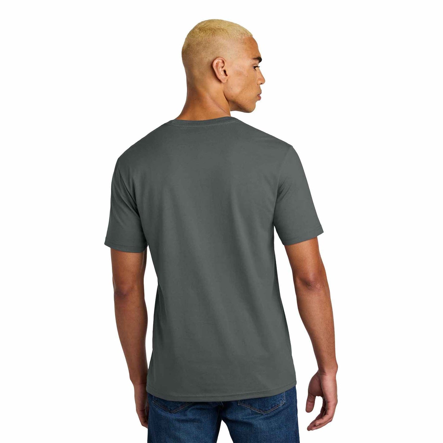 Jet Black T-Shirt - District - Soft Cotton Fabric