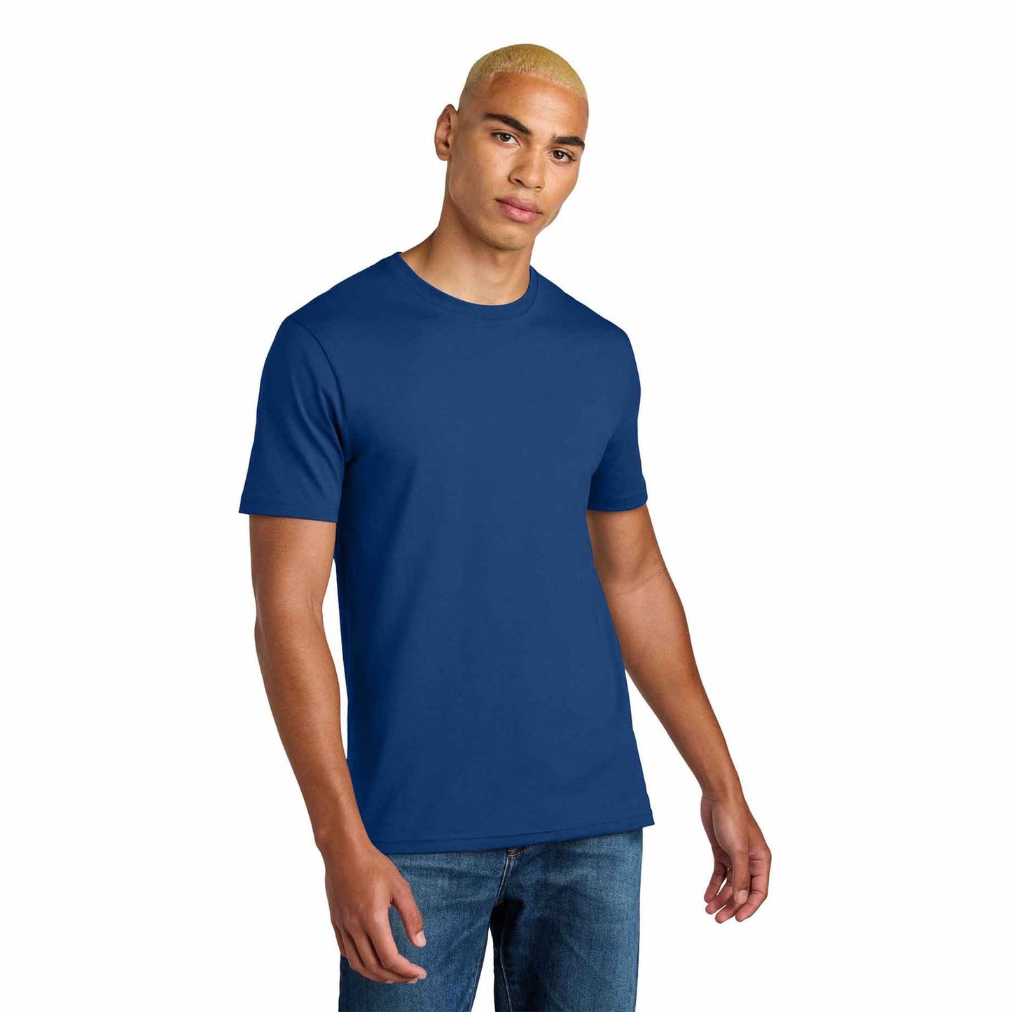 Jet Black T-Shirt - District - Soft Cotton Fabric