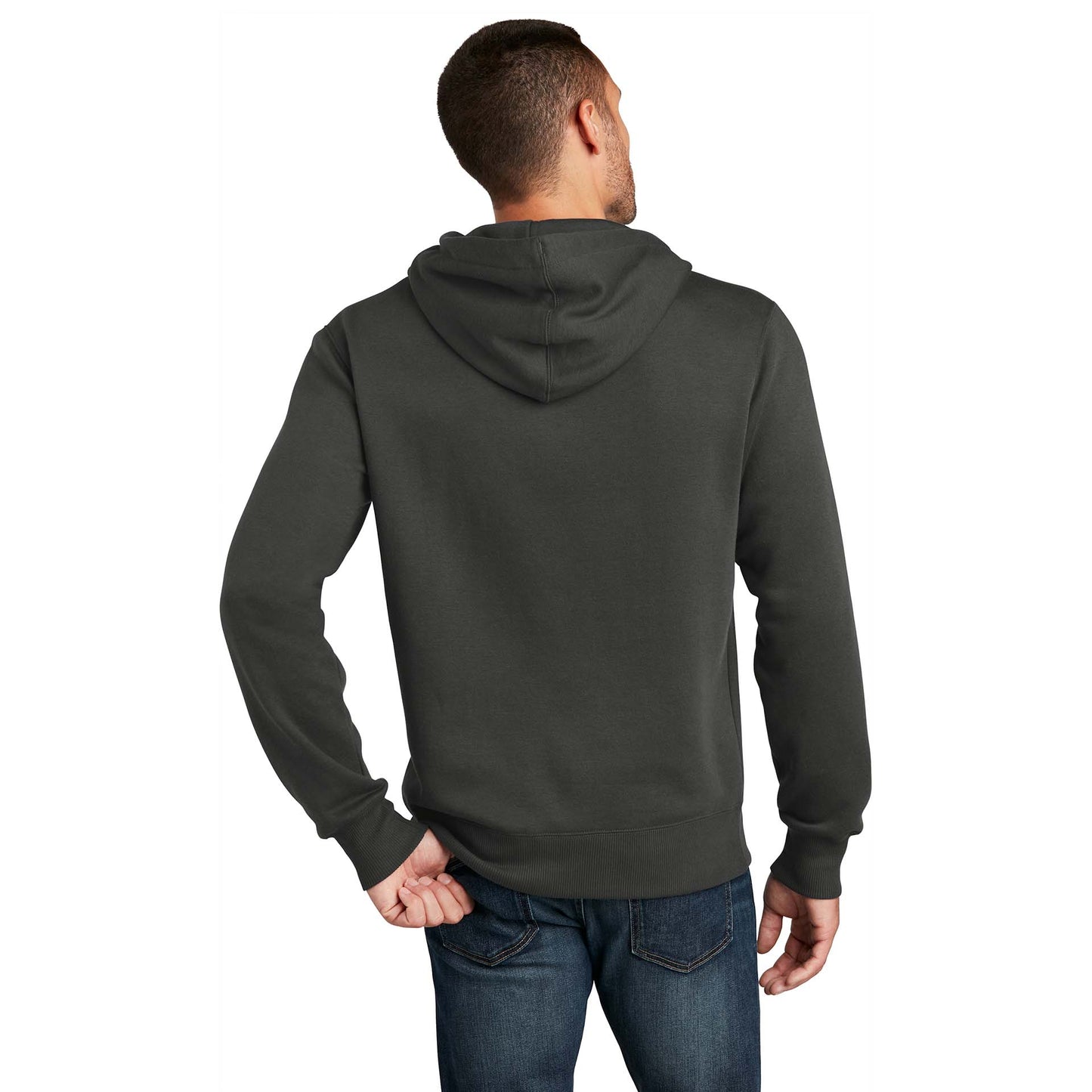 Jet Black Sweatshirt - District - Cozy Fleece - Soft