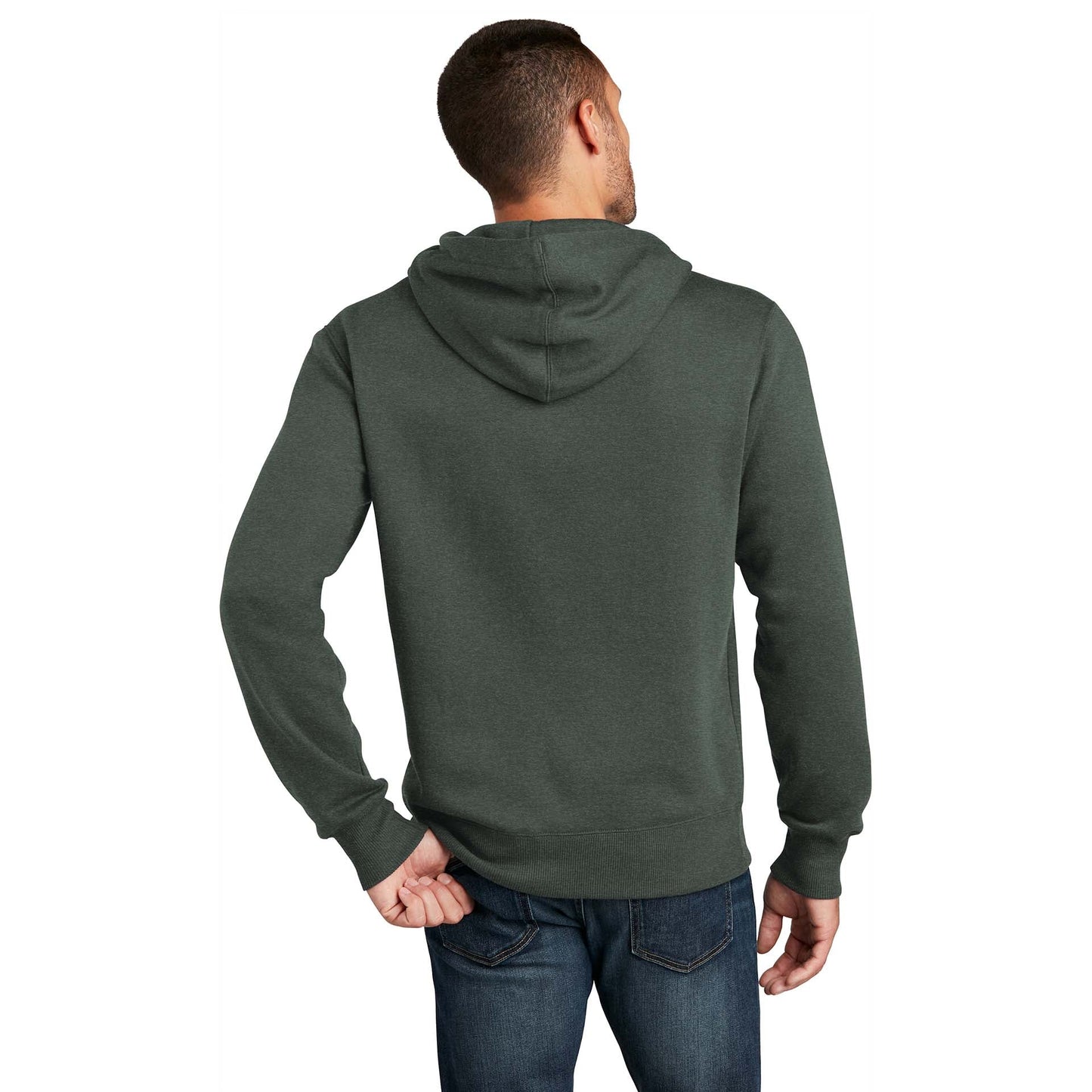 Jet Black Sweatshirt - District - Cozy Fleece - Soft