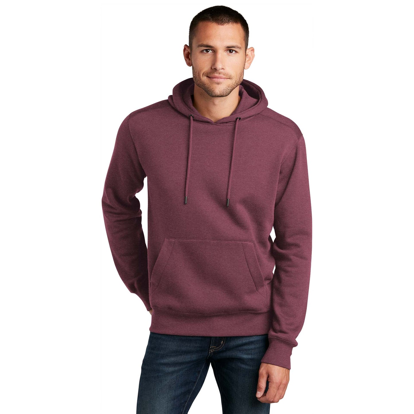 Jet Black Sweatshirt - District - Cozy Fleece - Soft