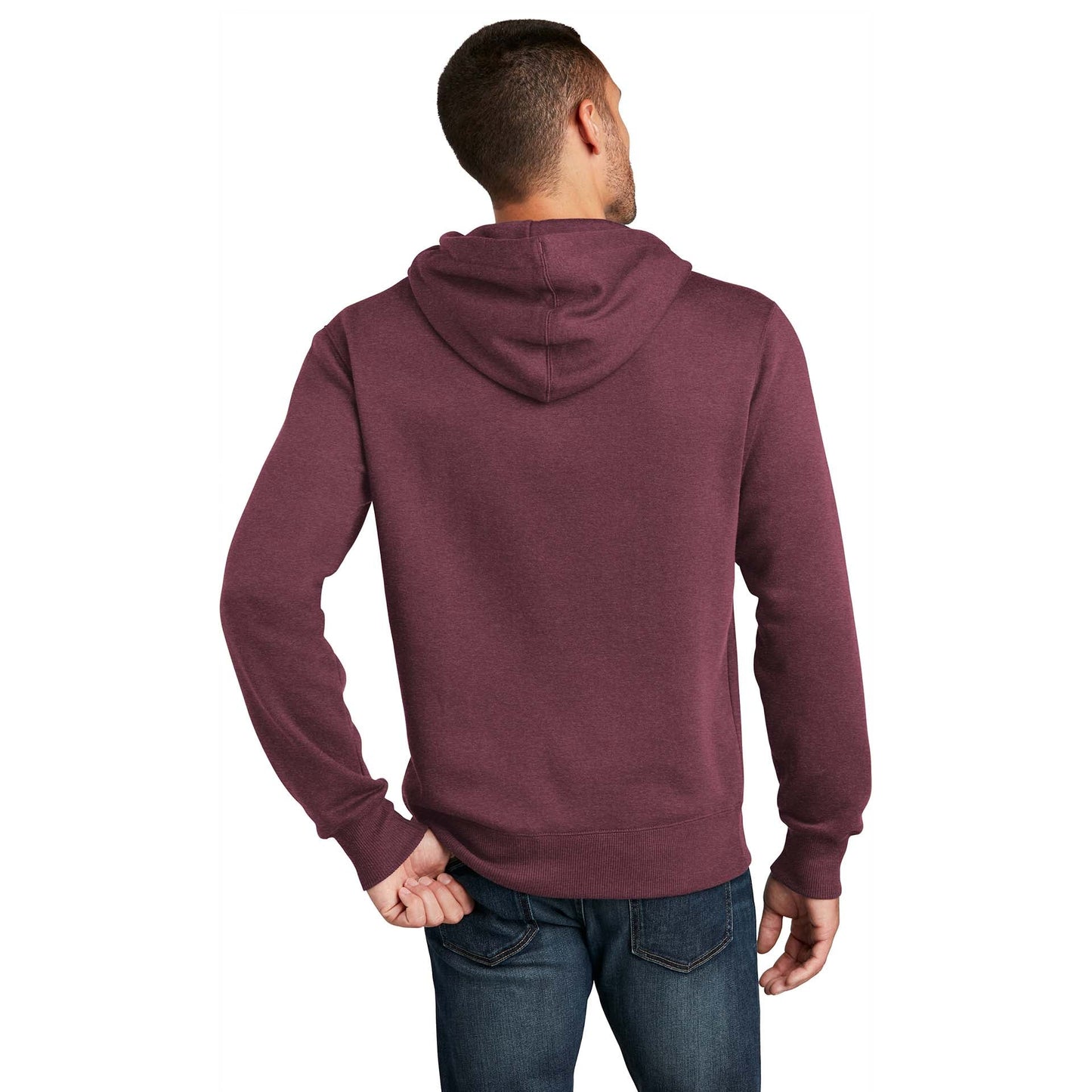 Jet Black Sweatshirt - District - Cozy Fleece - Soft