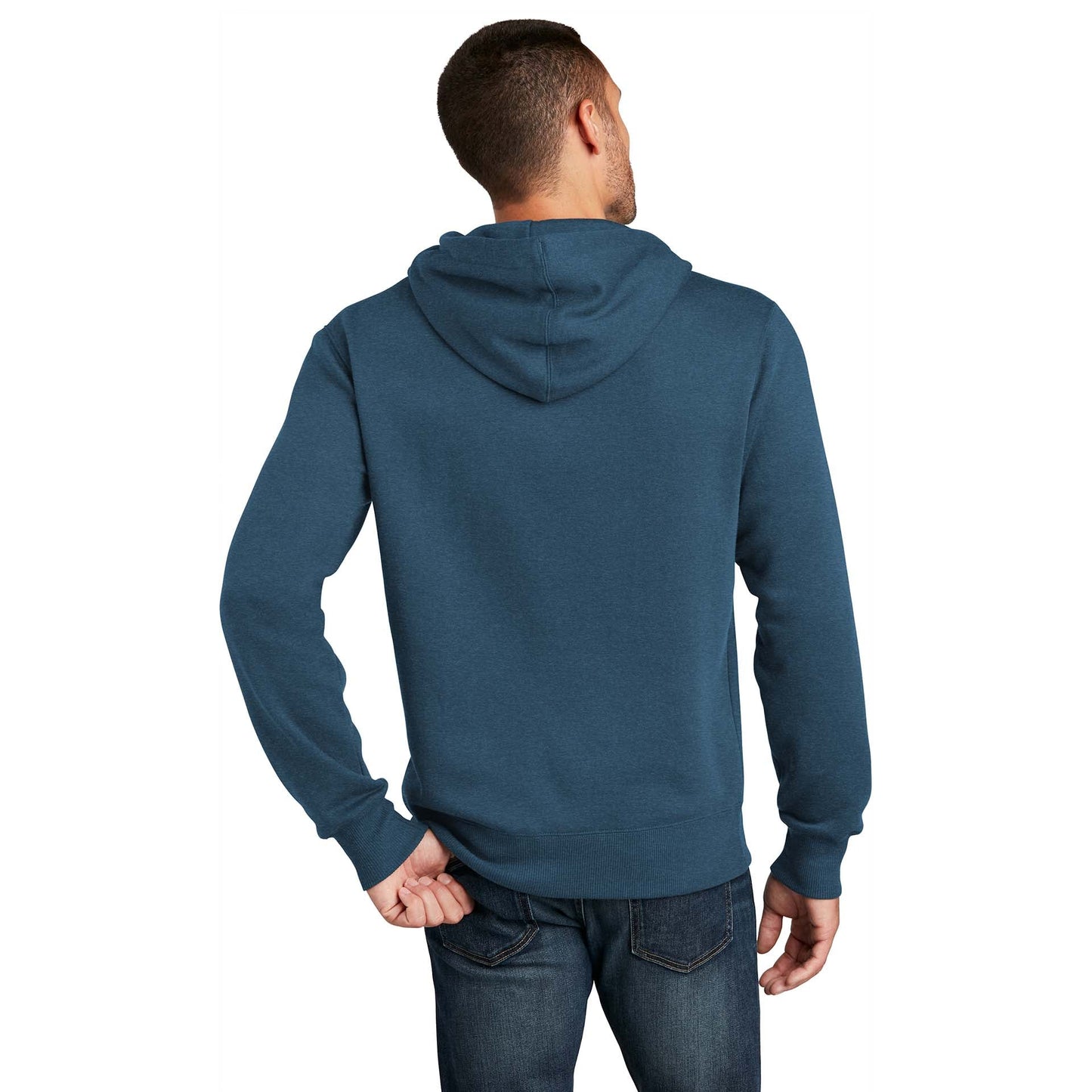 Jet Black Sweatshirt - District - Cozy Fleece - Soft
