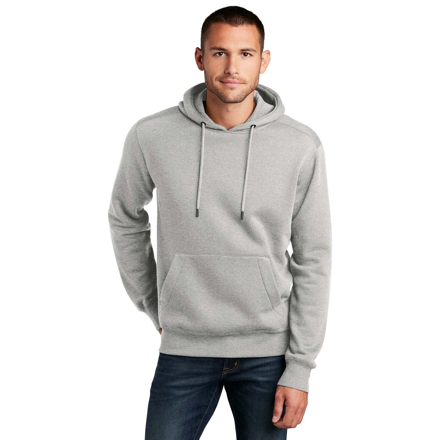 Jet Black Sweatshirt - District - Cozy Fleece - Soft