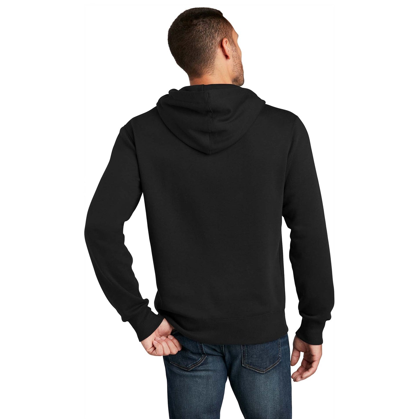 Jet Black Sweatshirt - District - Cozy Fleece - Soft