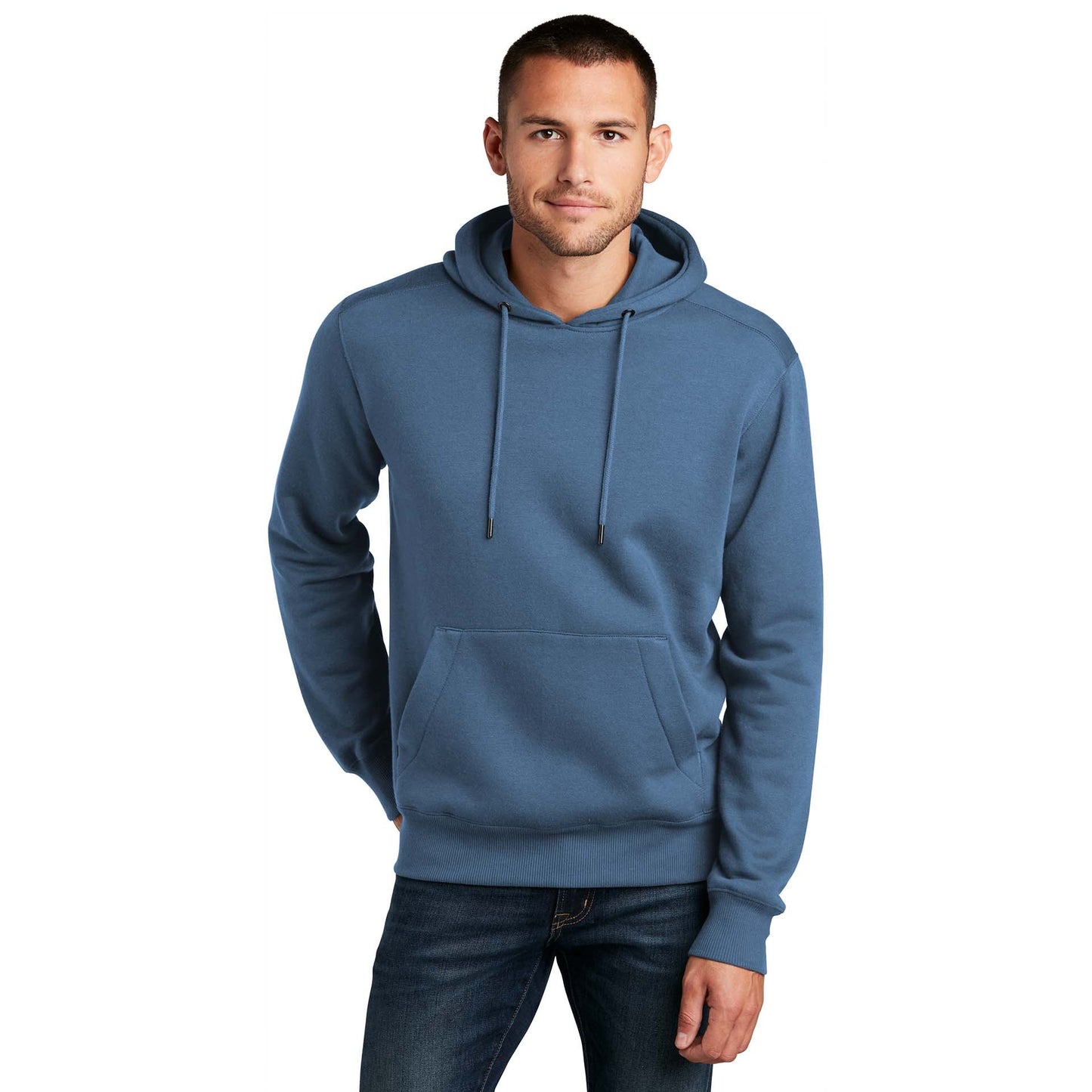 Jet Black Sweatshirt - District - Cozy Fleece - Soft