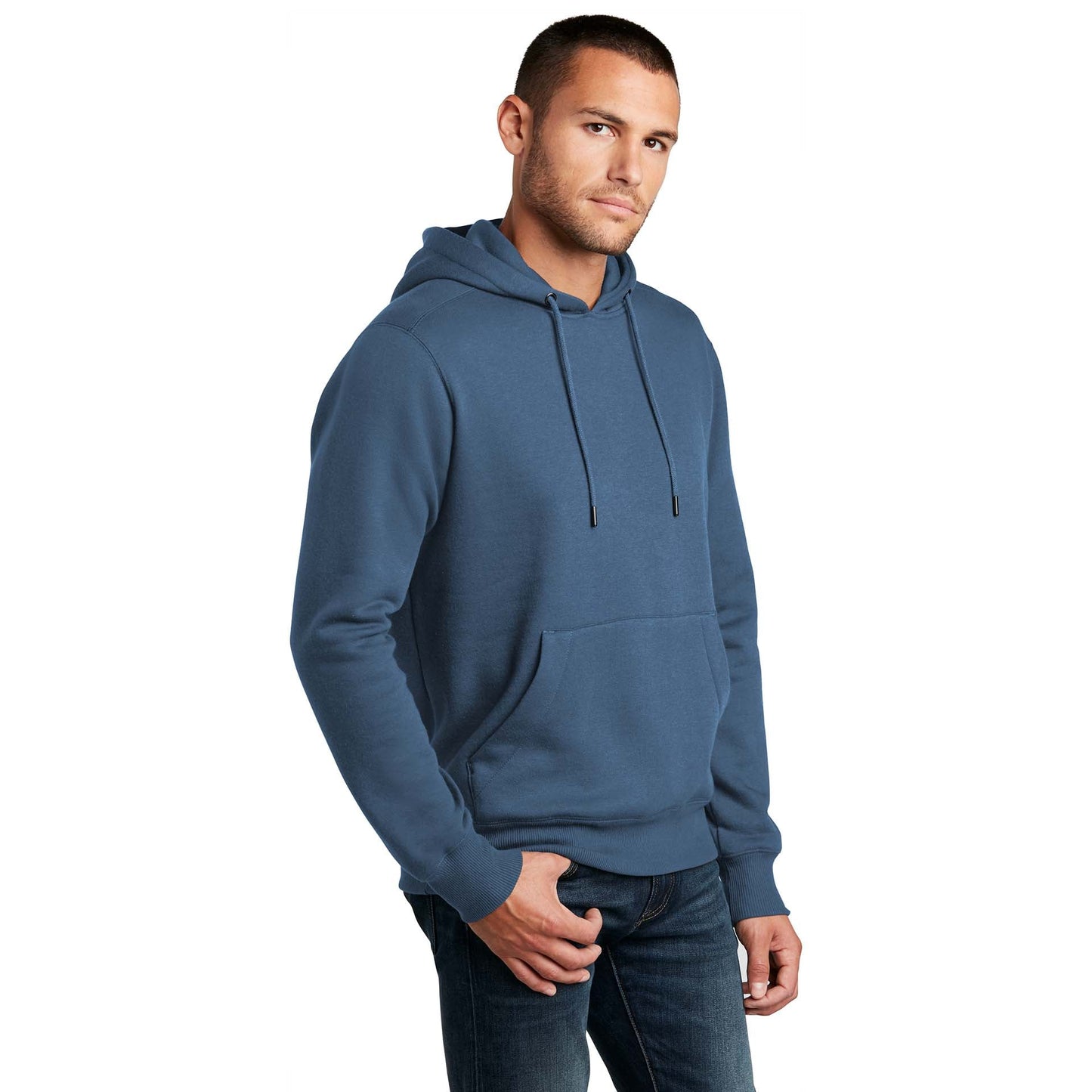 Jet Black Sweatshirt - District - Cozy Fleece - Soft