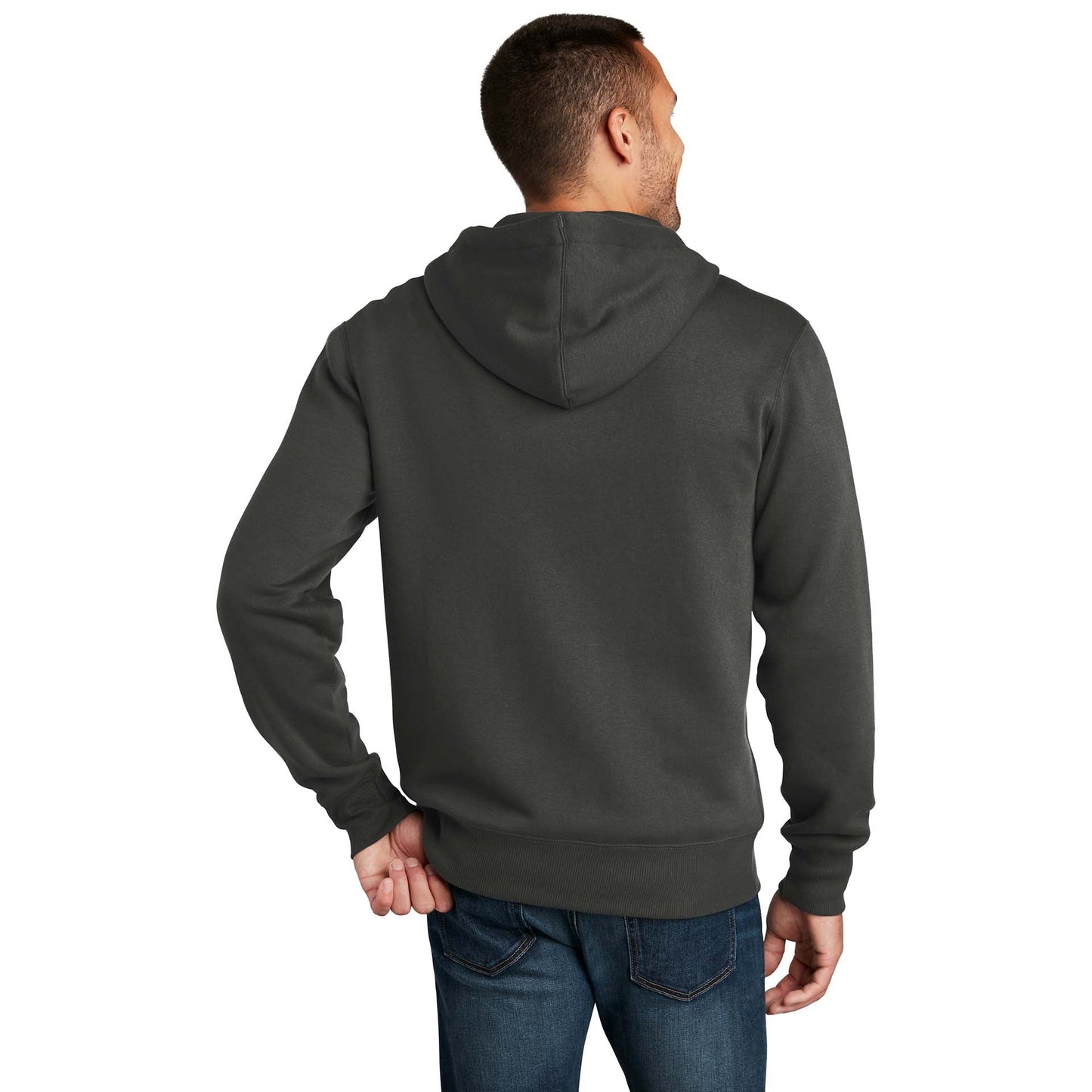 Jet Black Sweatshirt - District - Comfortable Fleece