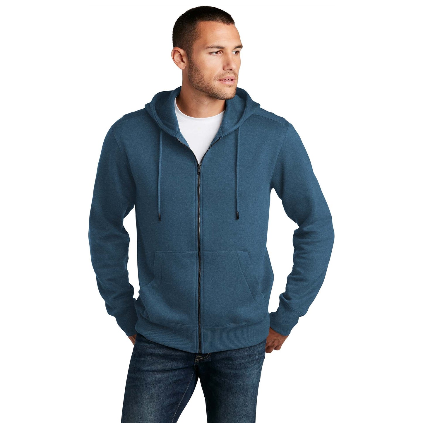 Jet Black Sweatshirt - District - Comfortable Fleece