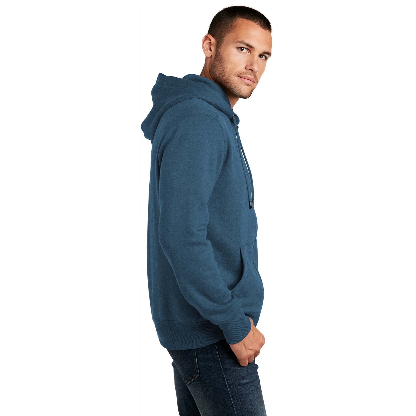 Jet Black Sweatshirt - District - Comfortable Fleece