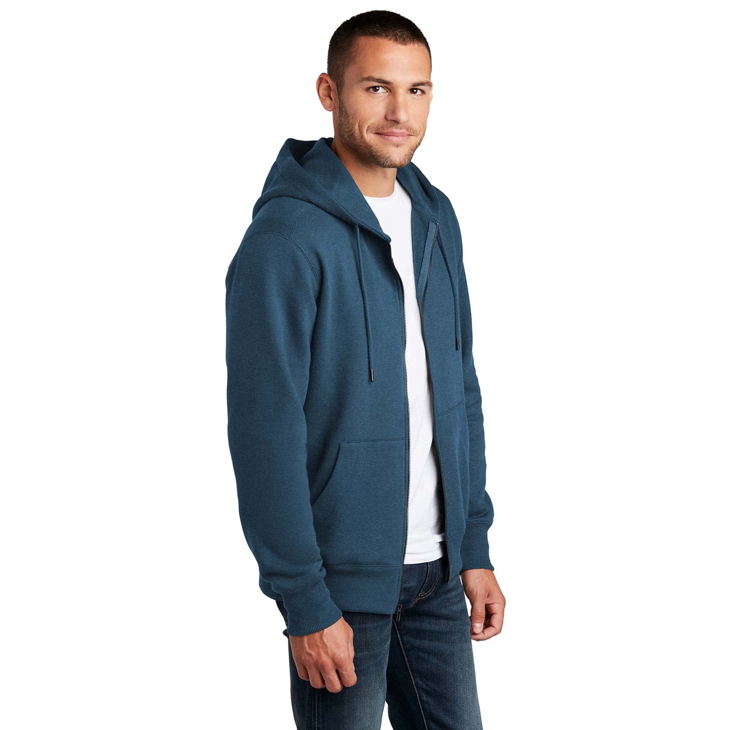 Jet Black Sweatshirt - District - Comfortable Fleece