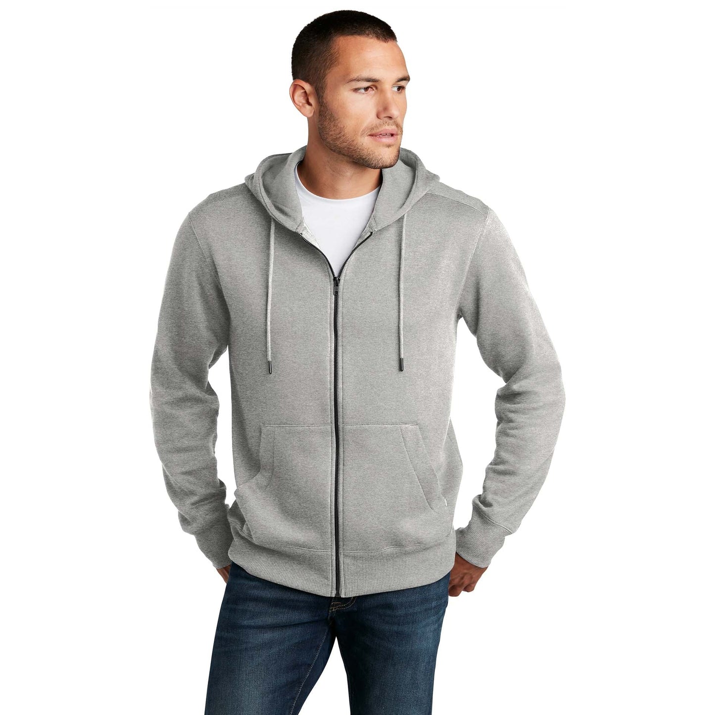 Jet Black Sweatshirt - District - Comfortable Fleece