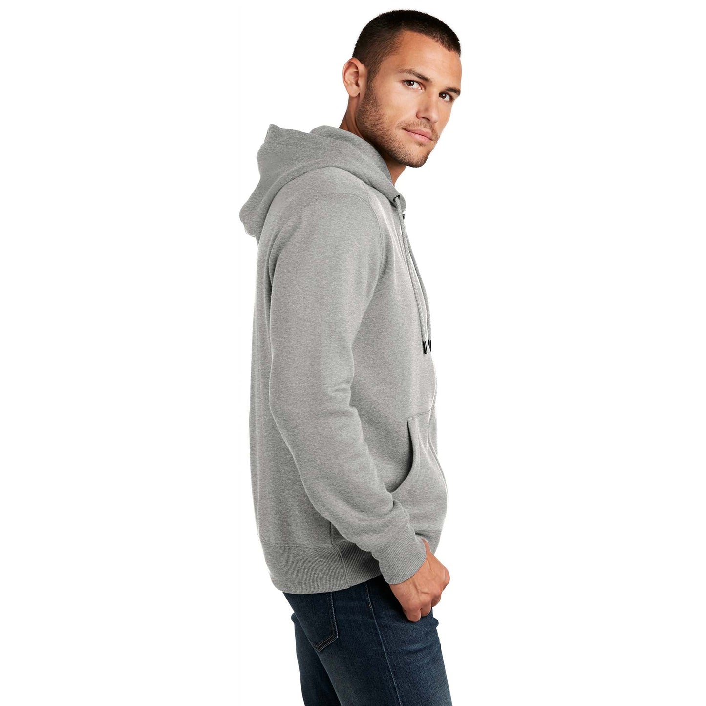 Jet Black Sweatshirt - District - Comfortable Fleece