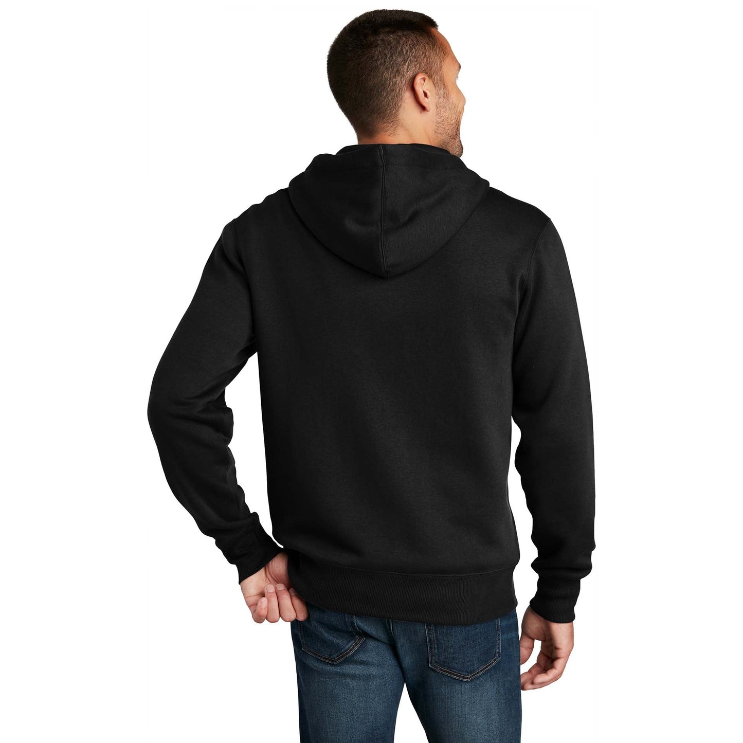 Jet Black Sweatshirt - District - Comfortable Fleece