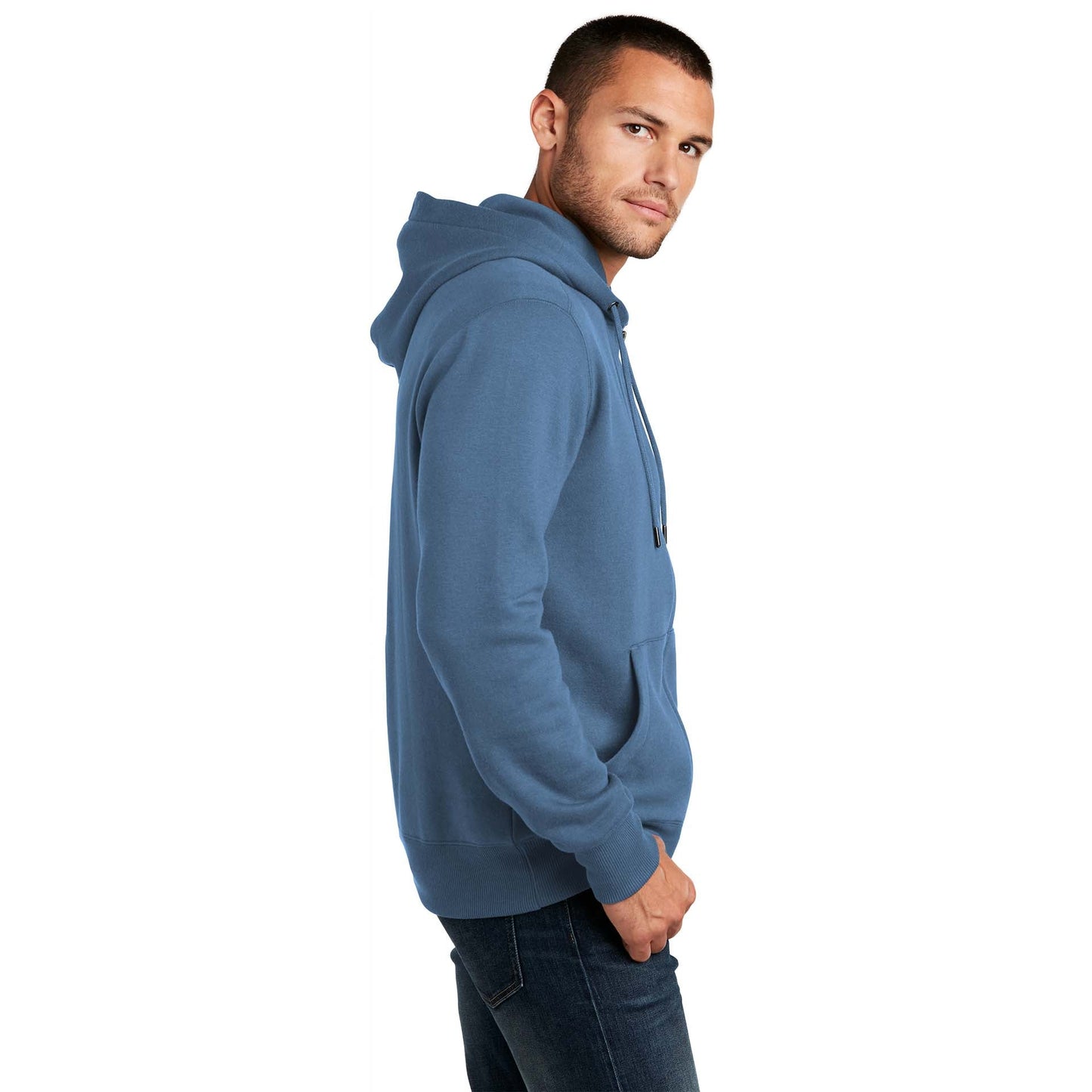Jet Black Sweatshirt - District - Comfortable Fleece