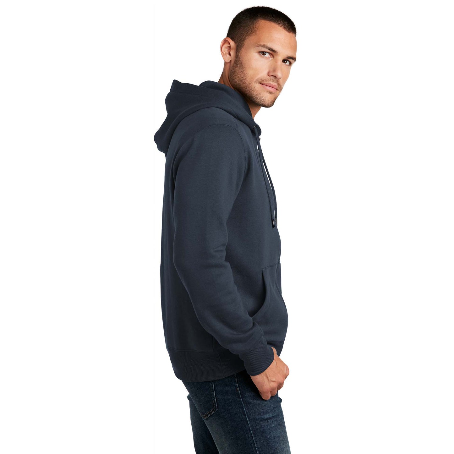 Jet Black Sweatshirt - District - Comfortable Fleece