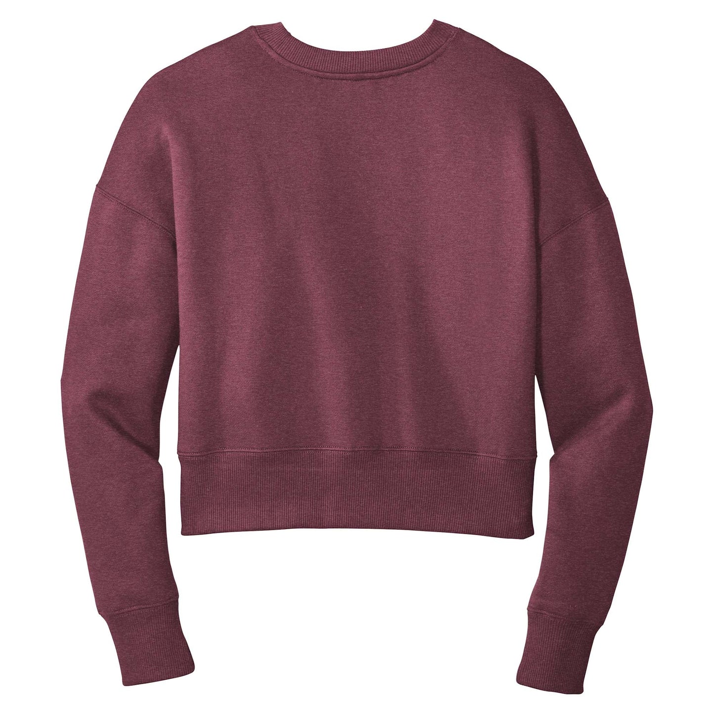 Jet Black Sweatshirt - District - Premium Fleece Fabric