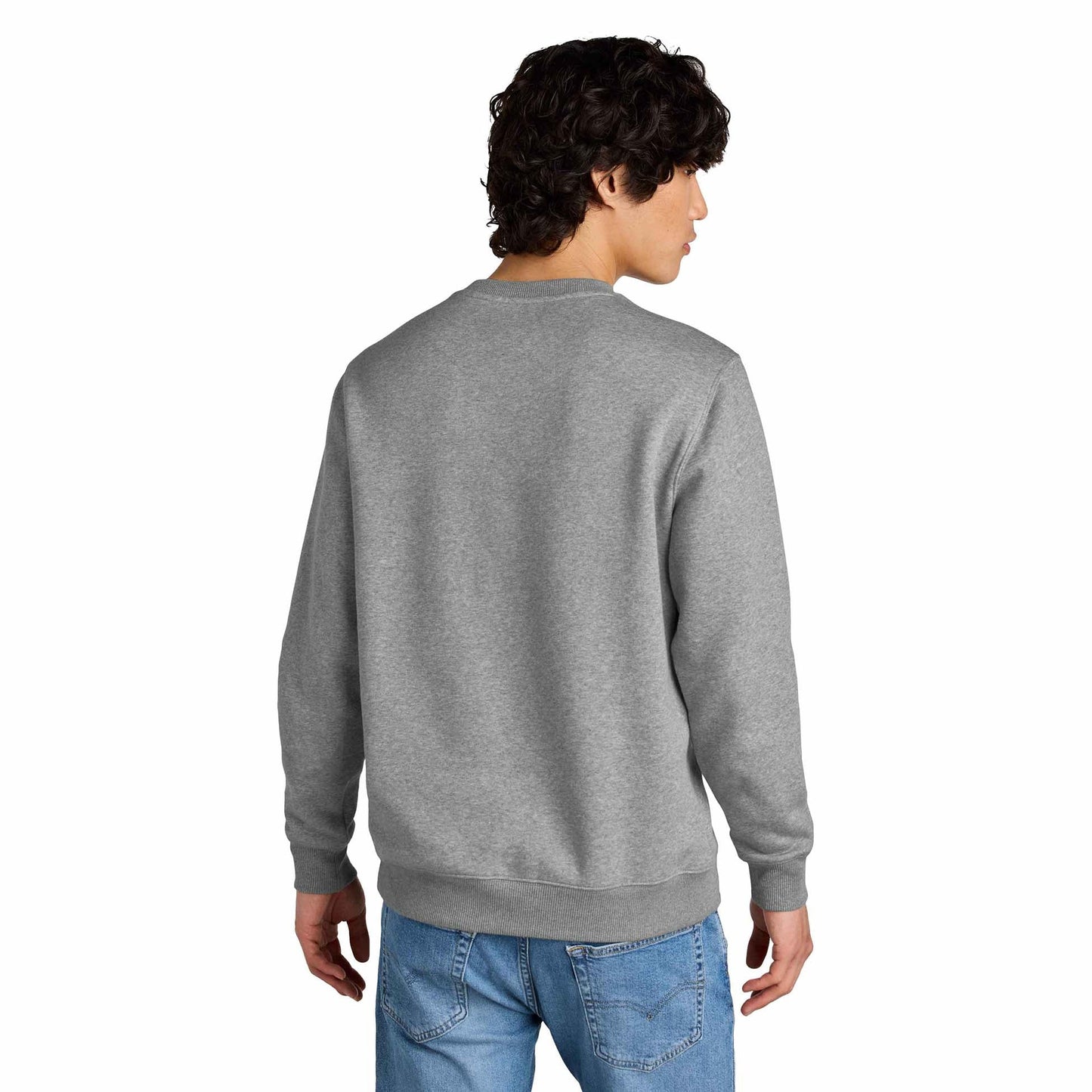 Jet Black Sweatshirt - District - Cozy Fleece - Apparel Softness