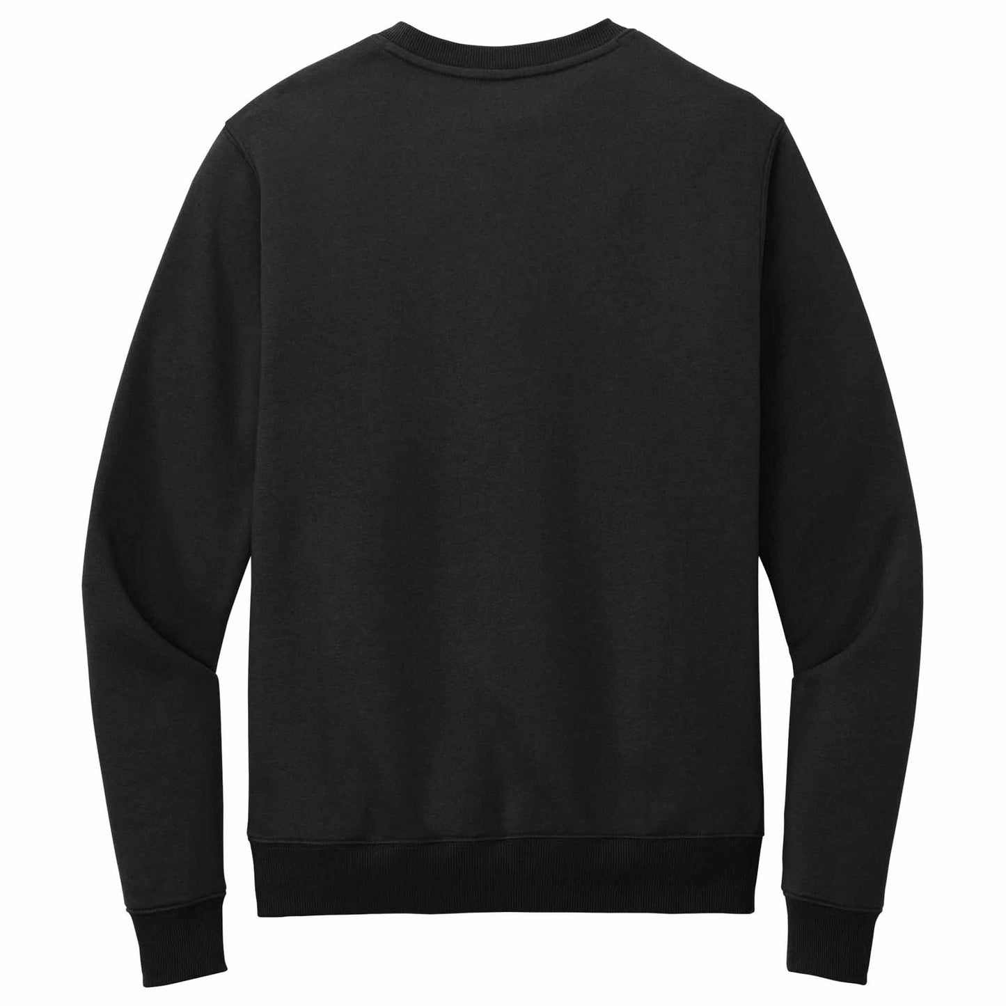 Jet Black Sweatshirt - District - Cozy Fleece - Apparel Softness