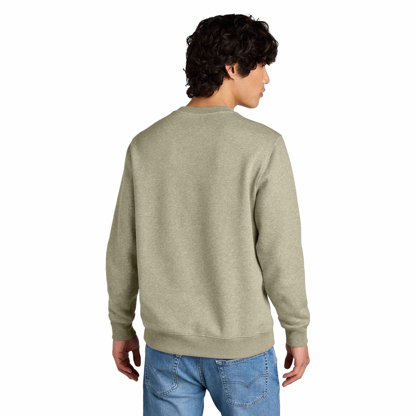 Jet Black Sweatshirt - District - Cozy Fleece - Apparel Softness