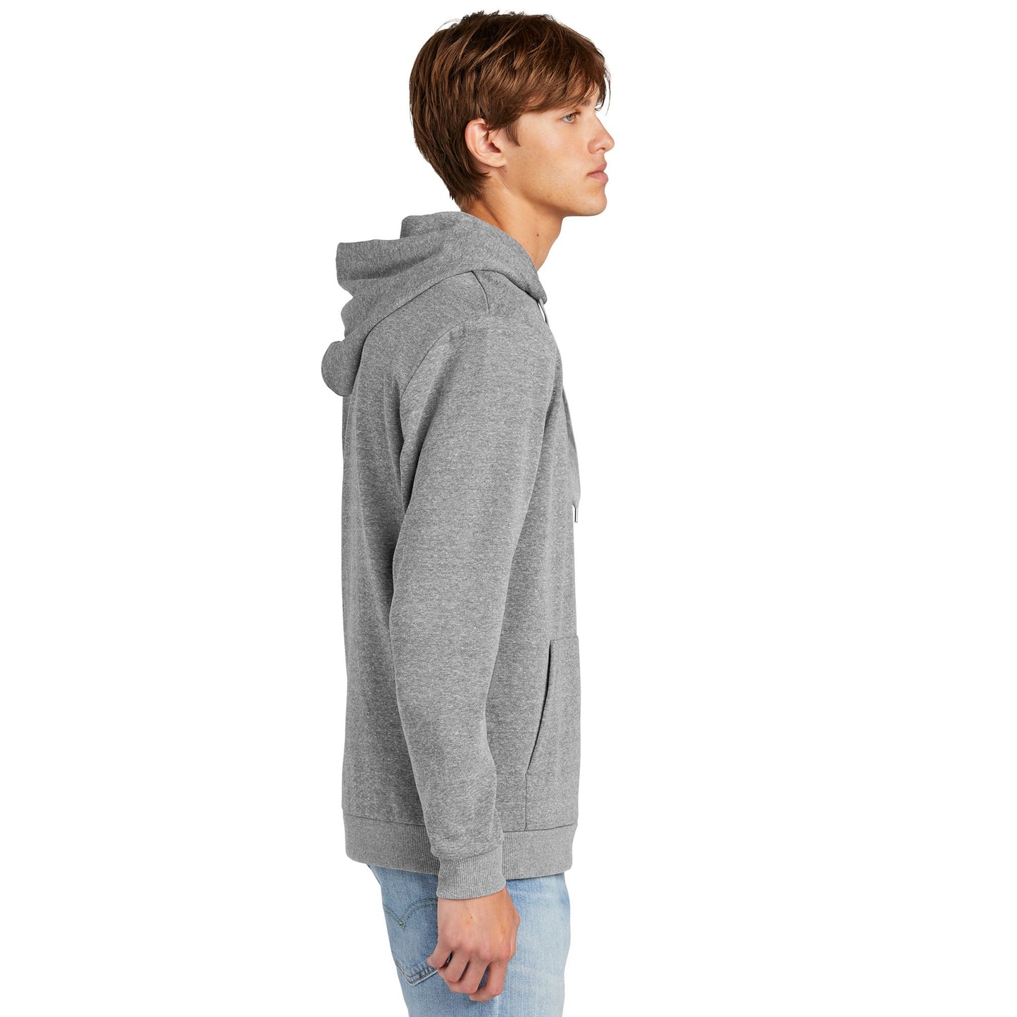 Black Sweatshirt - District - Soft Fleece Hoodie - Stylish Design