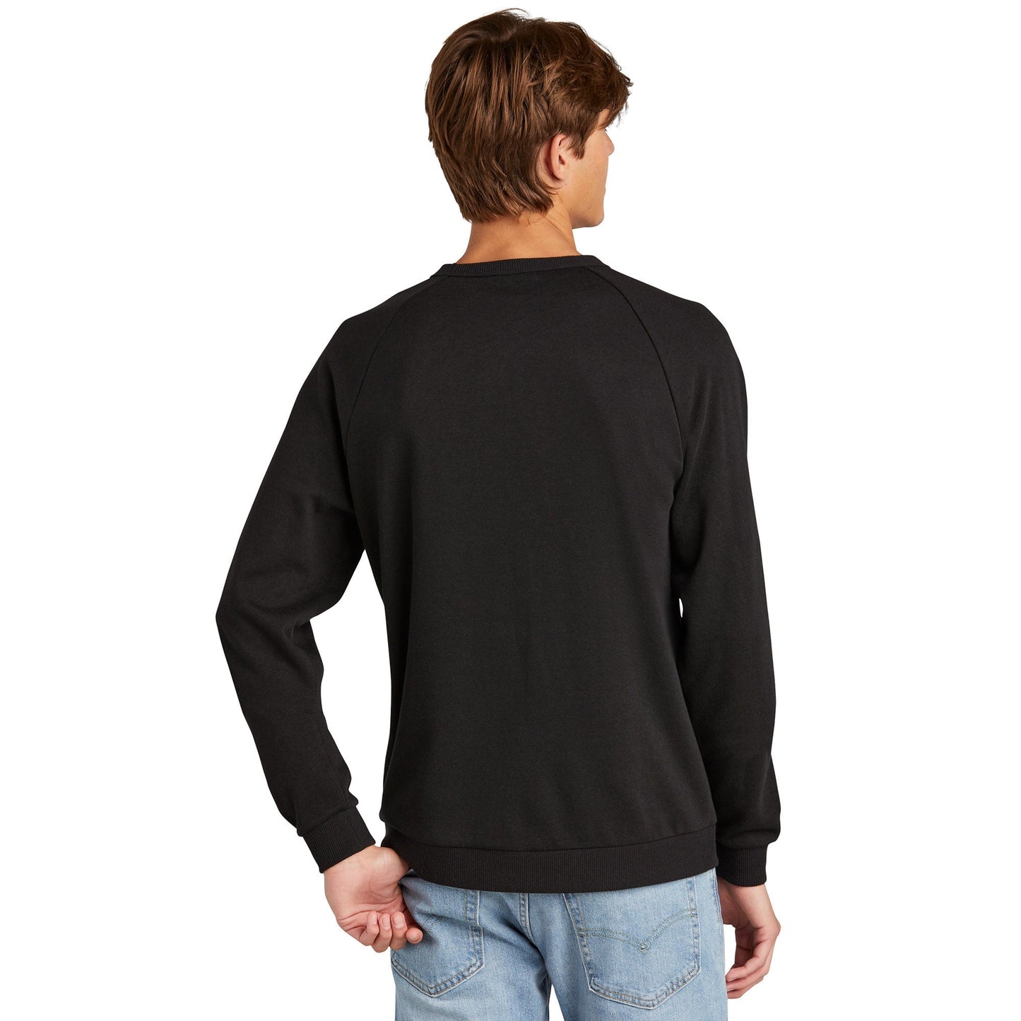 Black Sweatshirts - District - Soft Fleece Crewneck