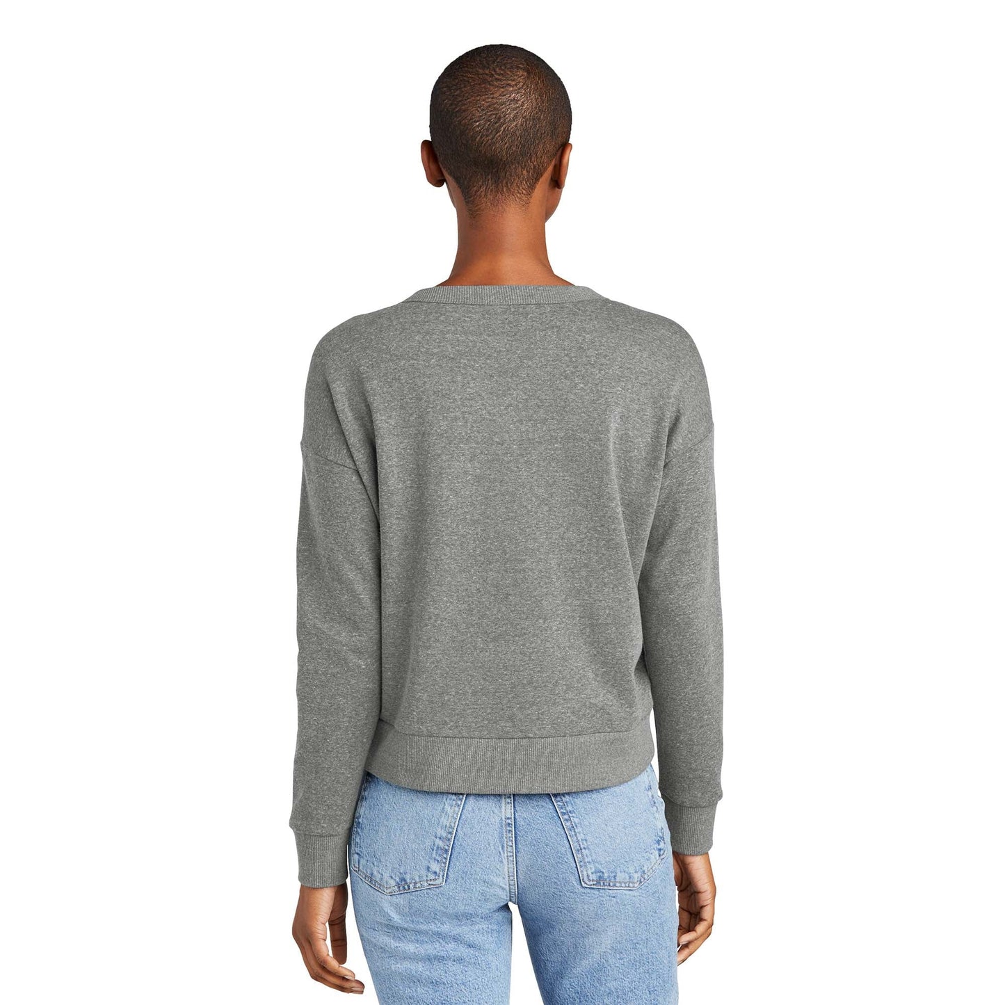 Black Sweatshirt - District - Soft Fleece Fabric