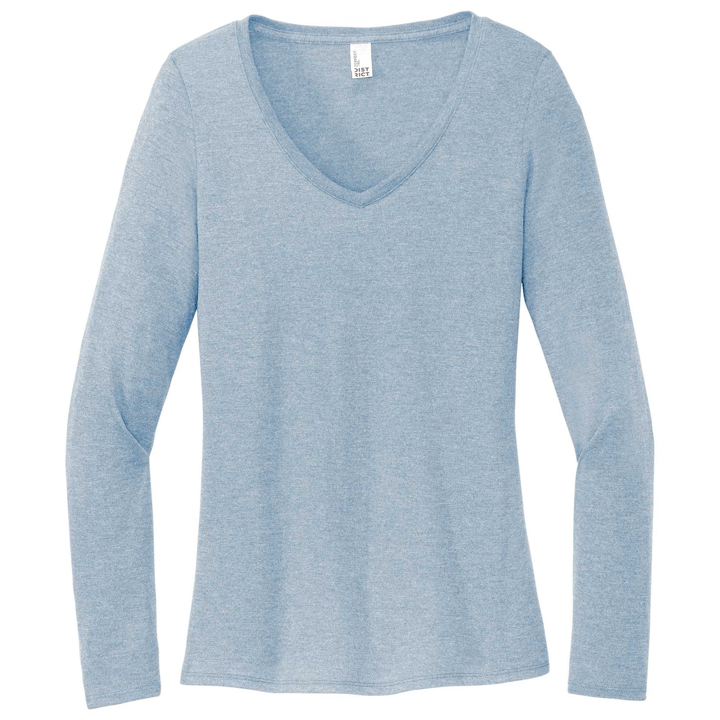 Black T-Shirts - District - Soft Long Sleeve Tee - Comfortable
