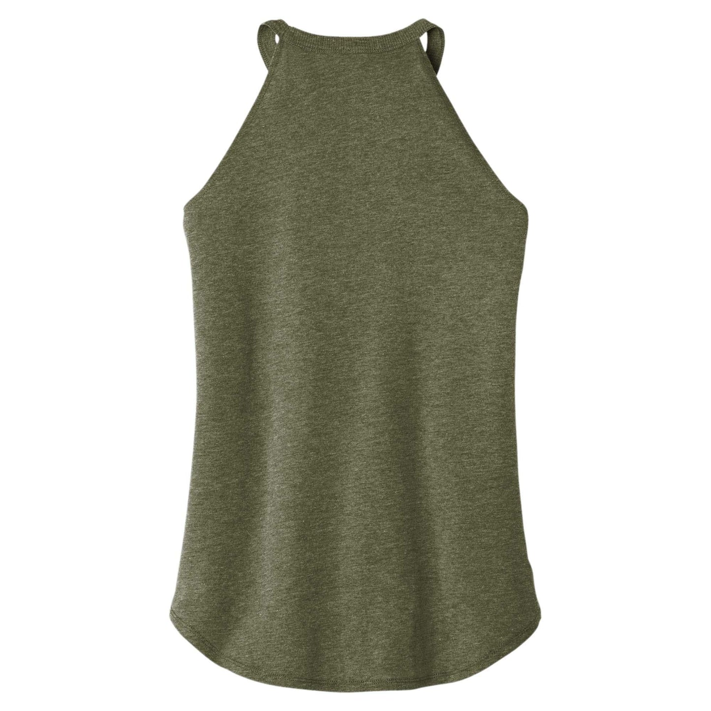 White Tank Tops - District - Tri-Blend Fabric