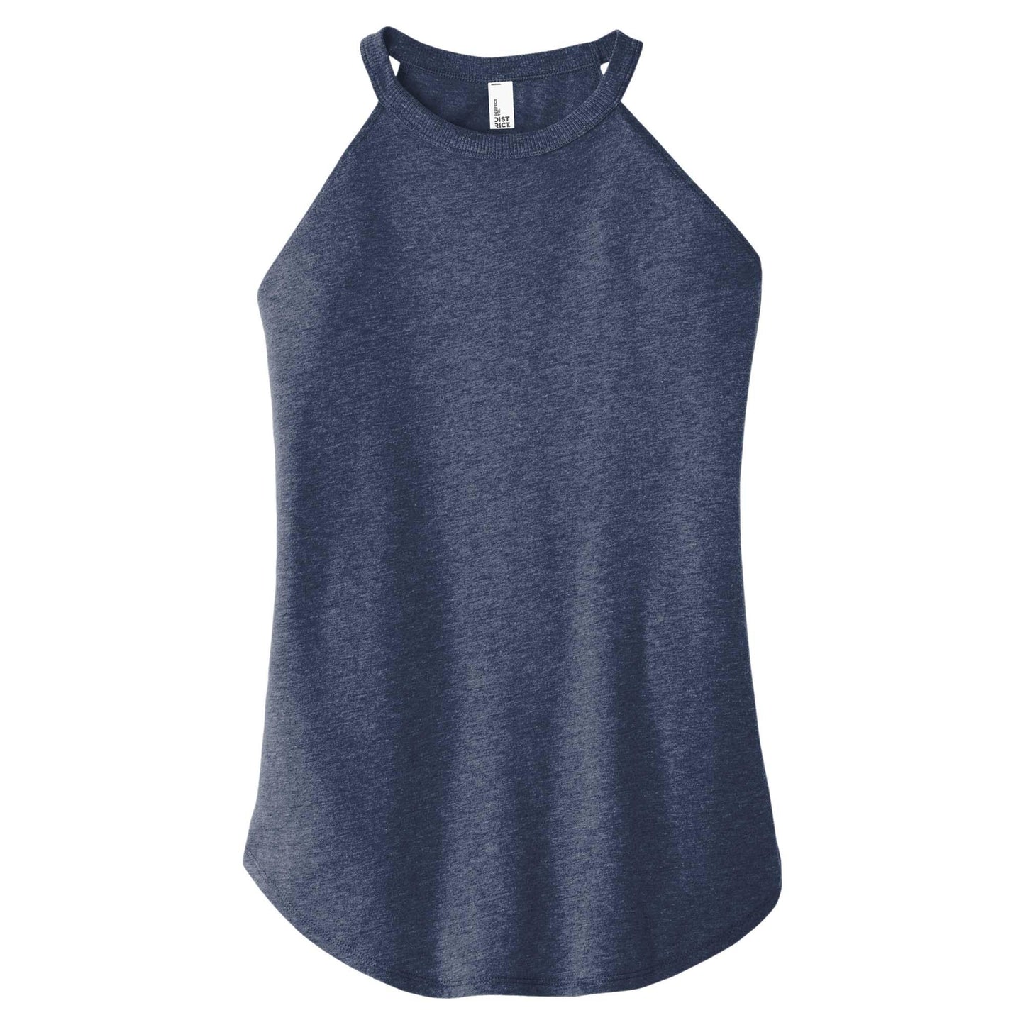 White Tank Tops - District - Tri-Blend Fabric