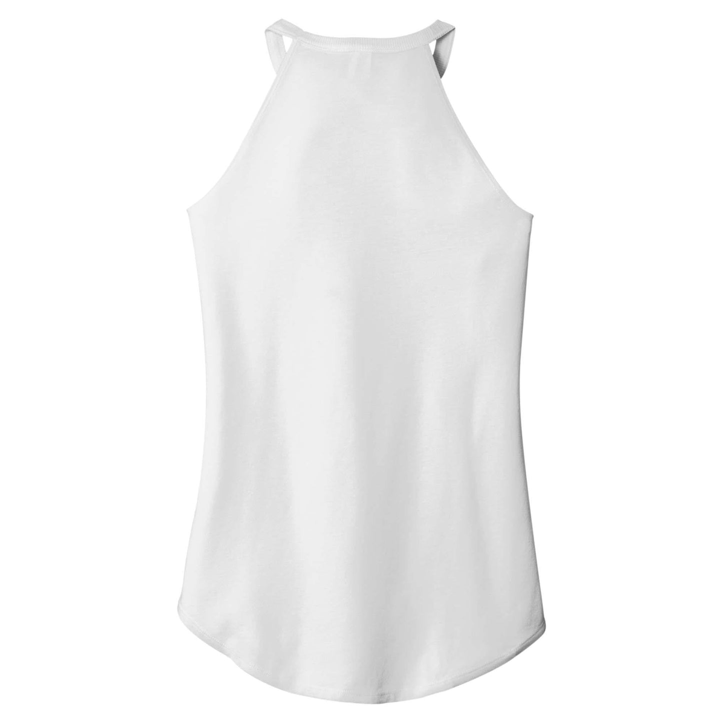 White Tank Tops - District - Tri-Blend Fabric