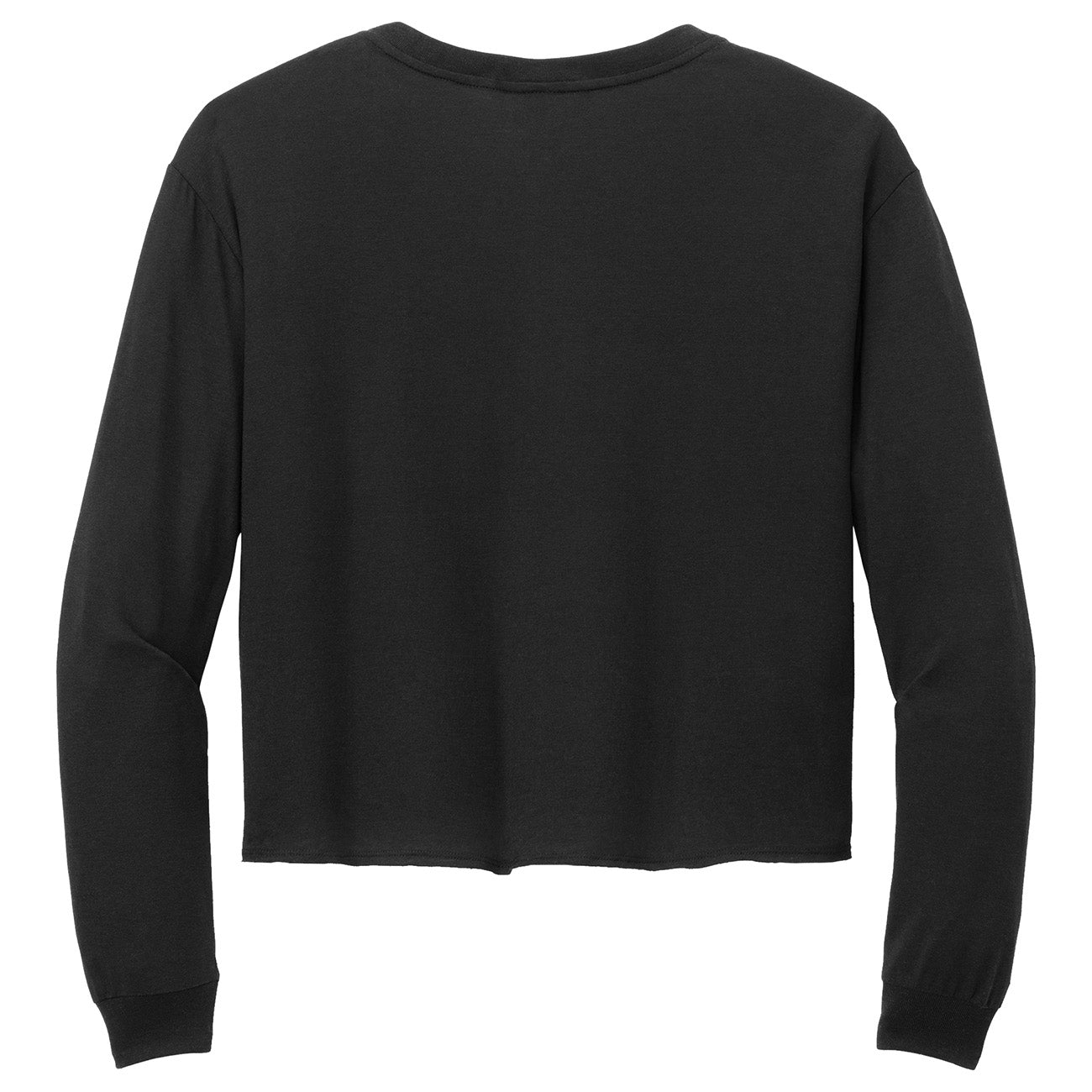 Black T-Shirts - District - Stylish Long Sleeve Tee - Soft Fabric